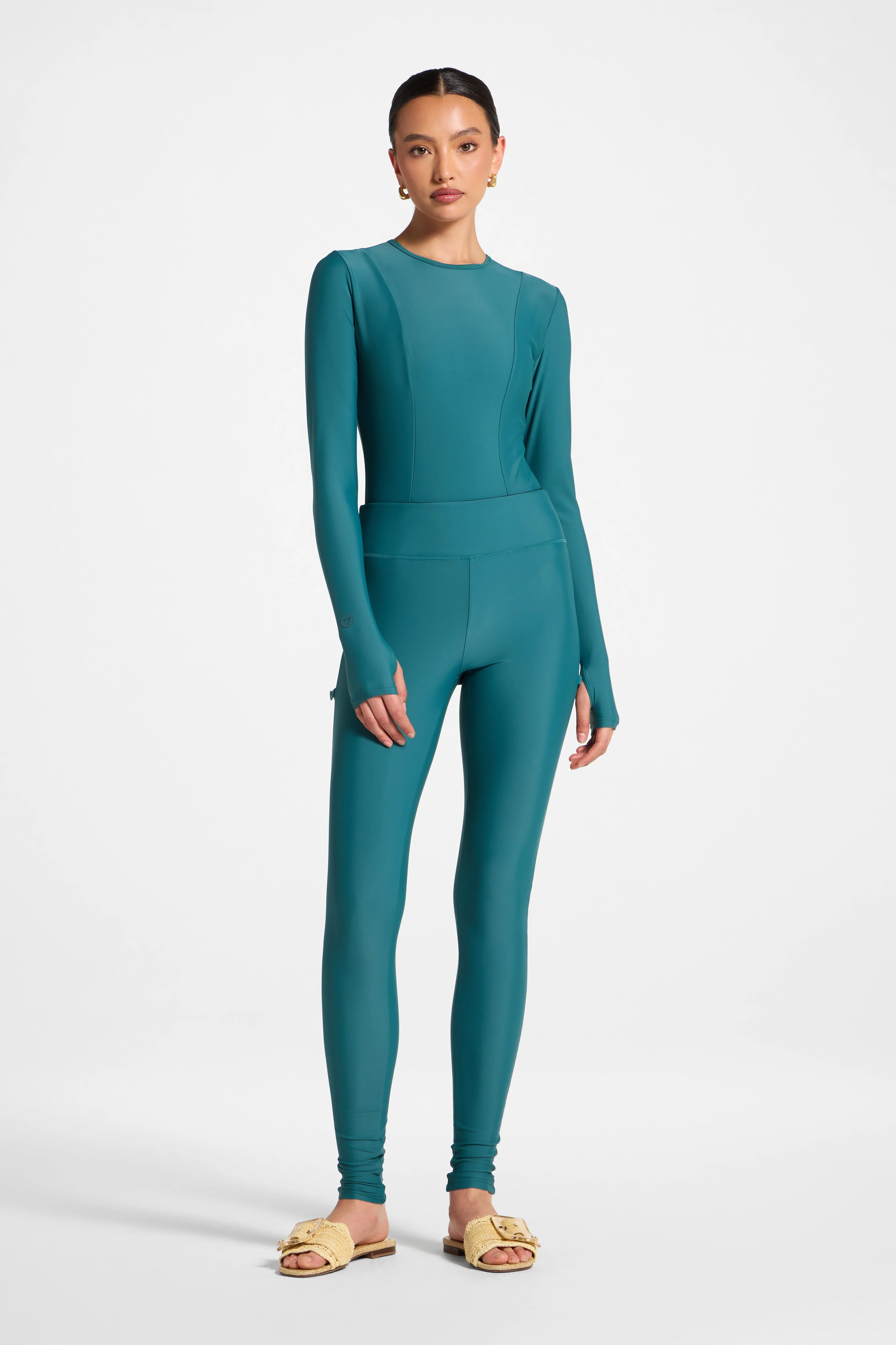 Hoop Two Piece Swimsuit & Skirt Set - Mediterranea - Image 10