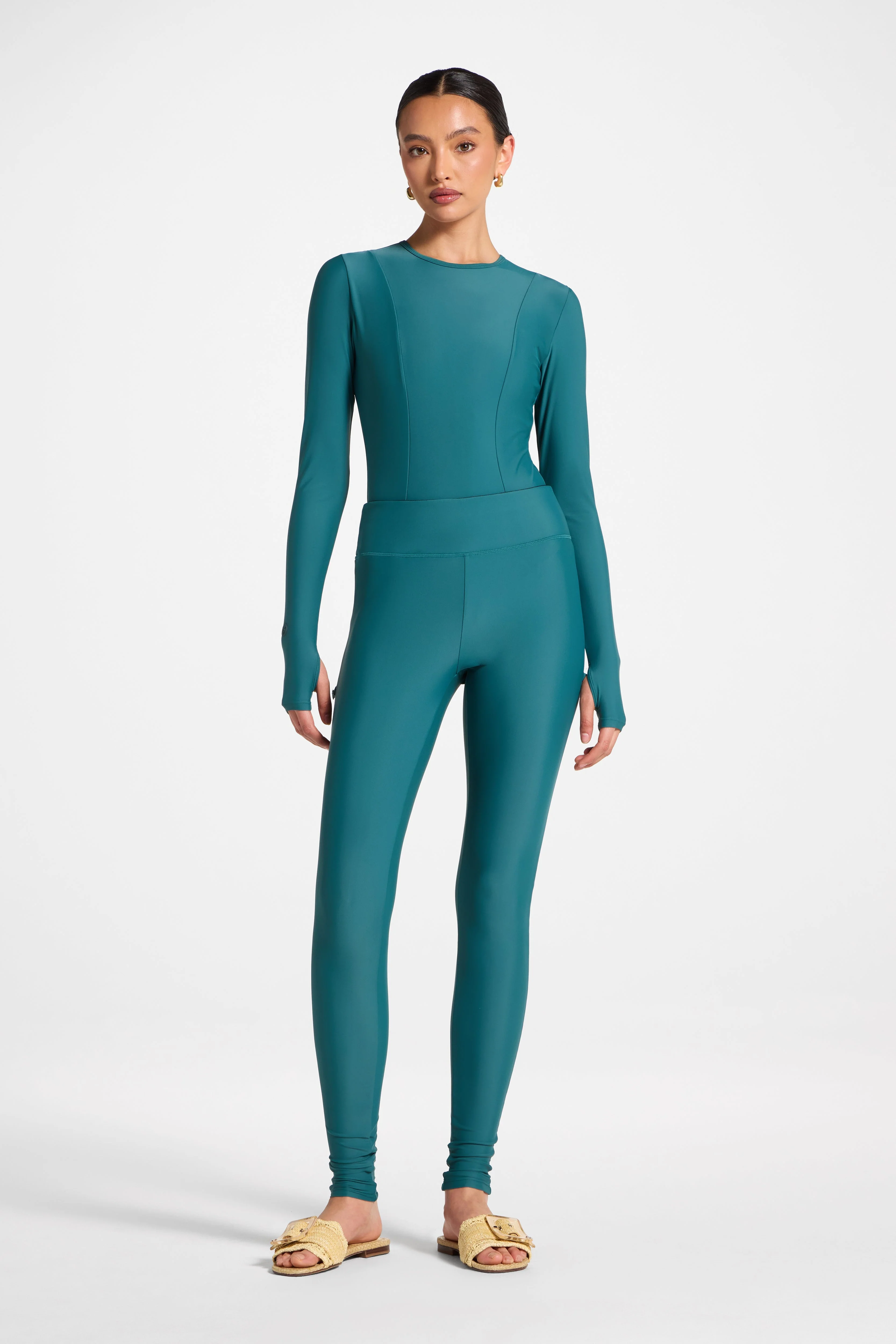 Hoop Two Piece Swimsuit & Skirt Set - Mediterranea - Image 11