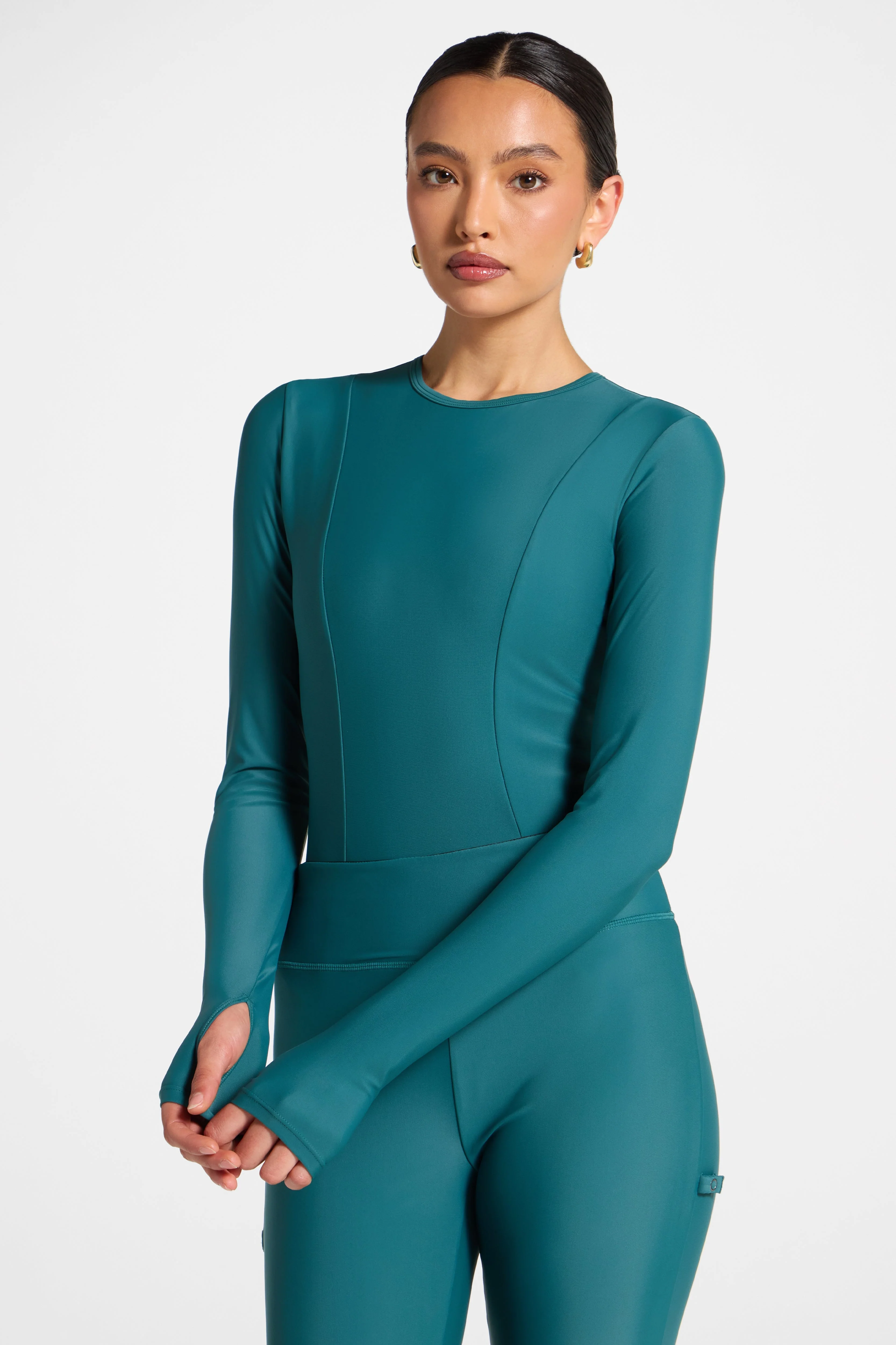 Hoop Two Piece Swimsuit & Skirt Set - Mediterranea - Image 13