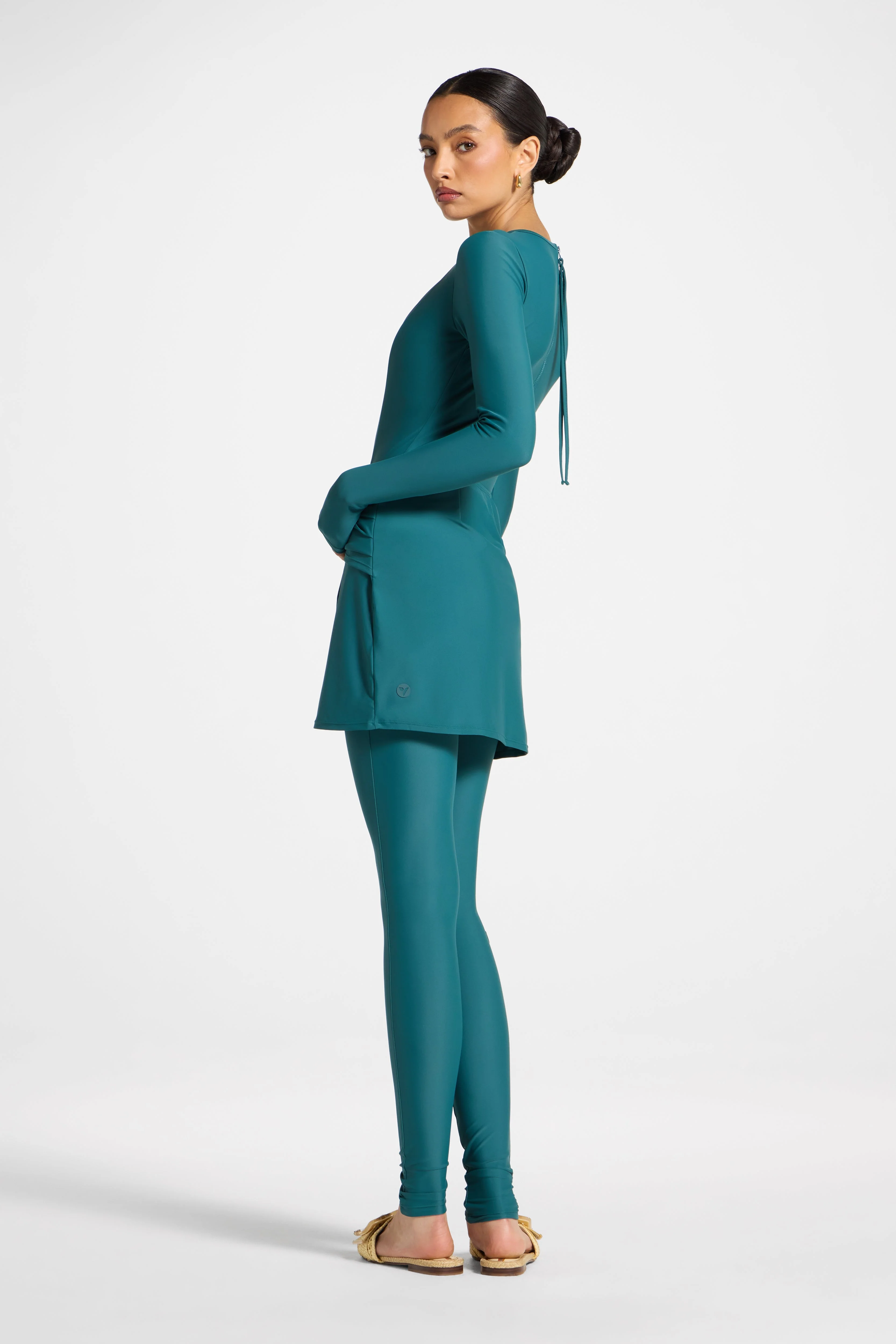 Hoop Two Piece Swimsuit & Skirt Set - Mediterranea - Image 6