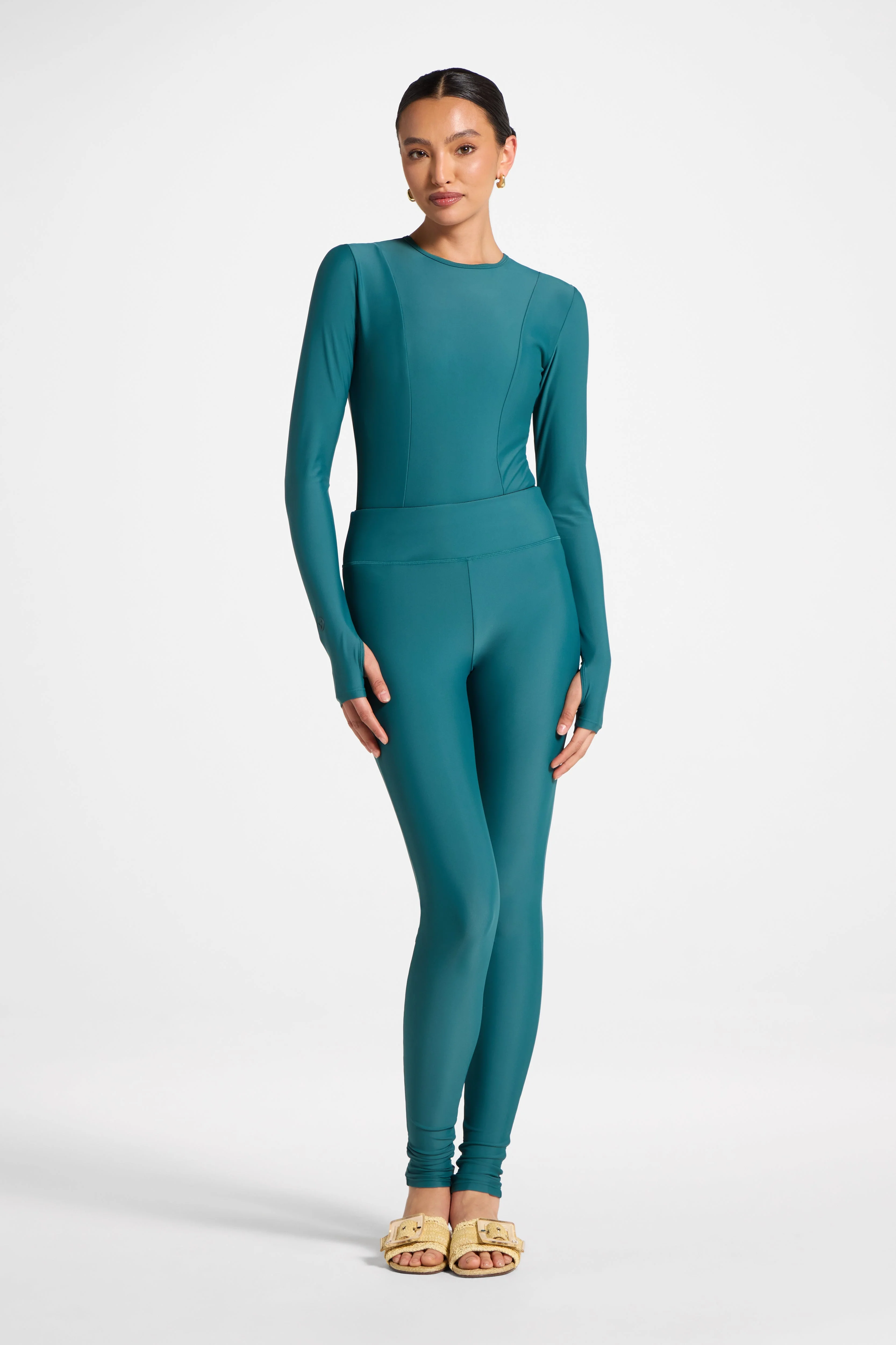 Hoop Two Piece Swimsuit & Skirt Set - Mediterranea - Image 8