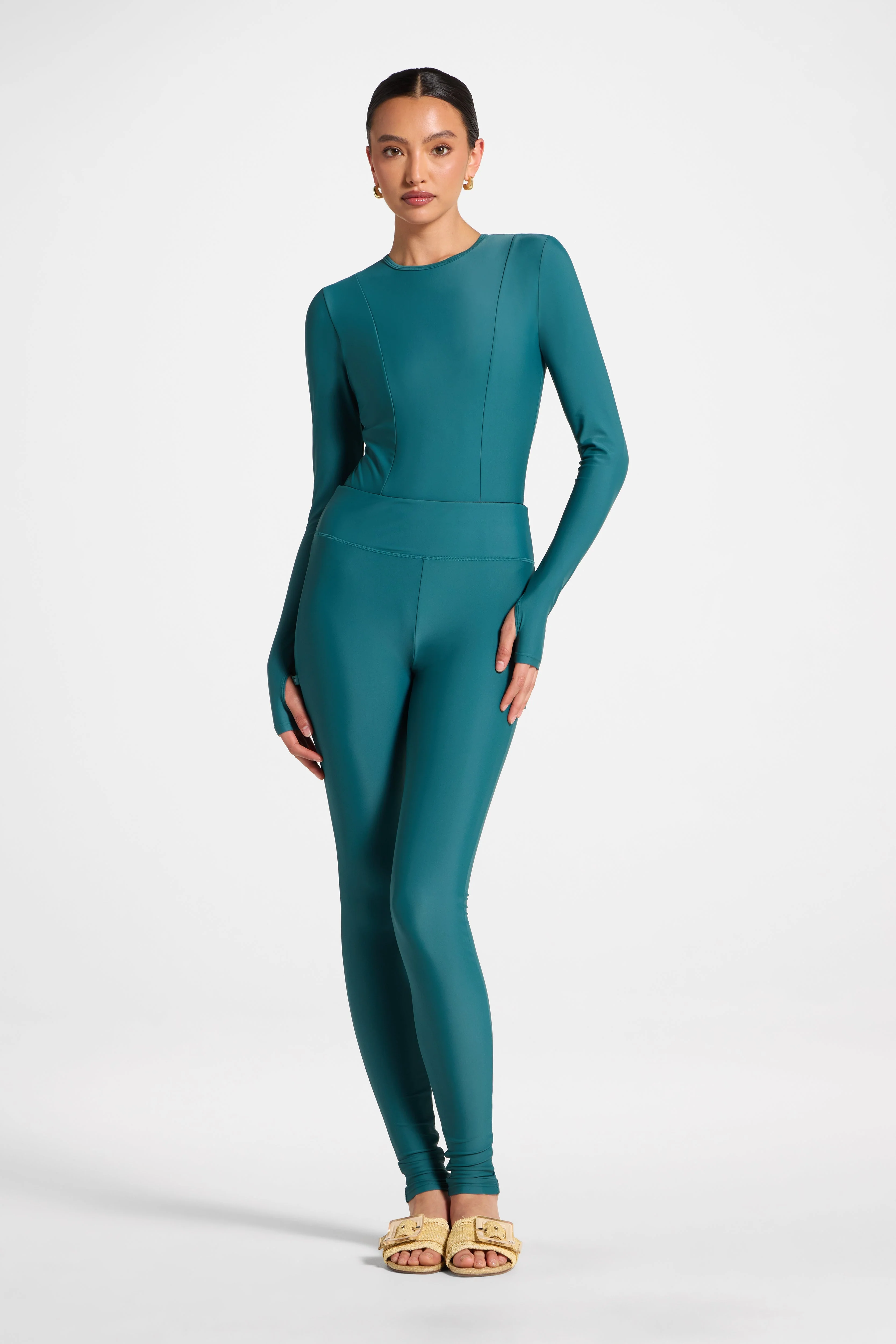 Hoop Two Piece Swimsuit & Skirt Set - Mediterranea - Image 9