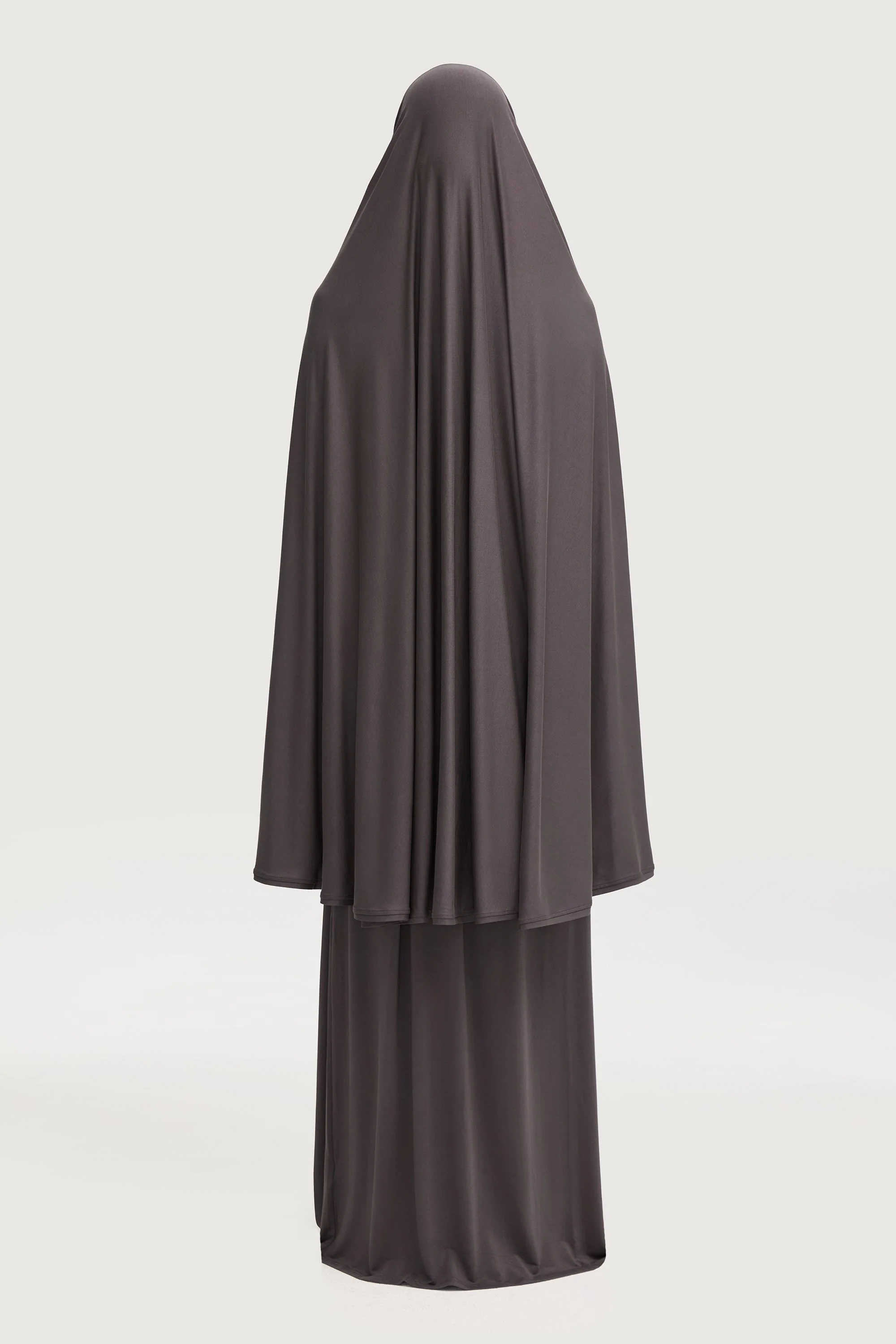Jersey Cupro Two Piece Prayer Set - Iron - Image 4