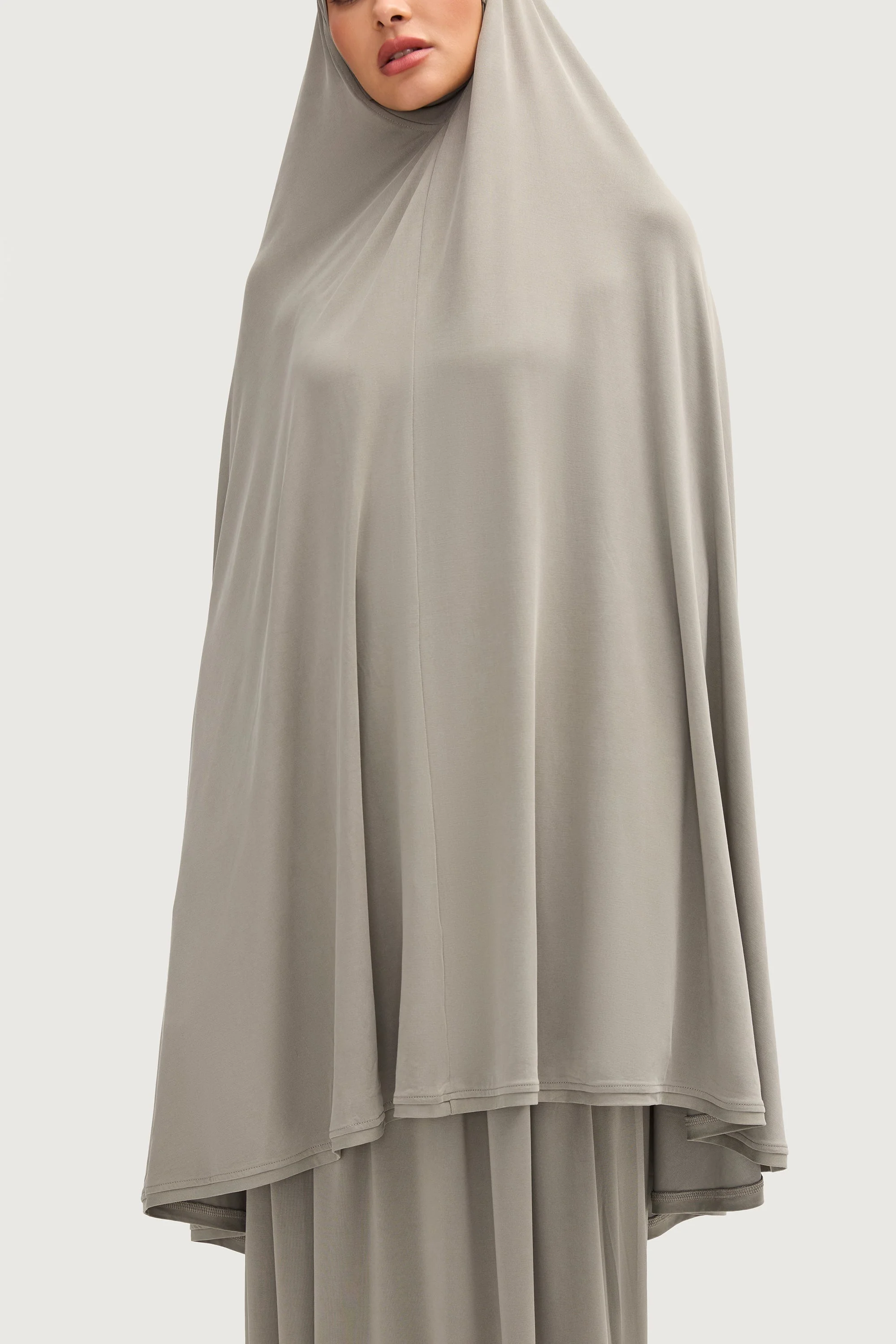 Jersey Cupro Two Piece Prayer Set - Sage - Image 3