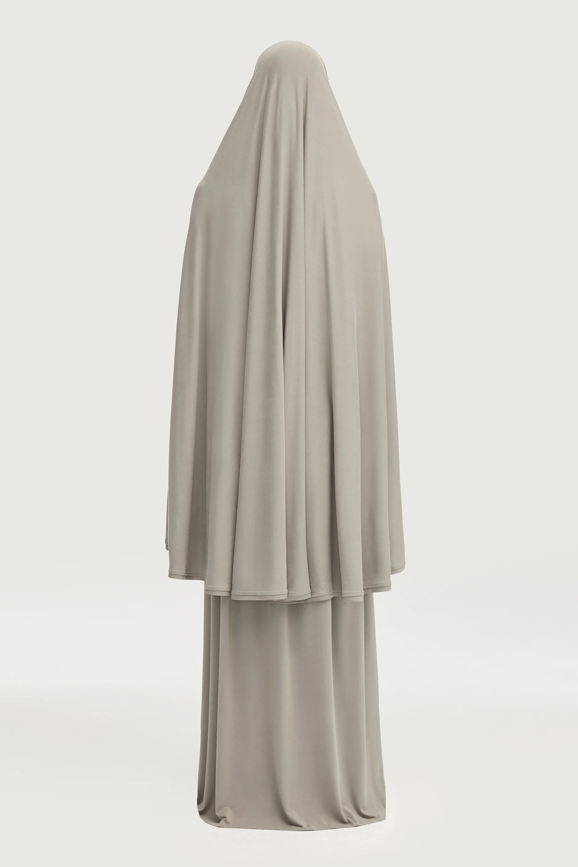 Jersey Cupro Two Piece Prayer Set - Sage - Image 4