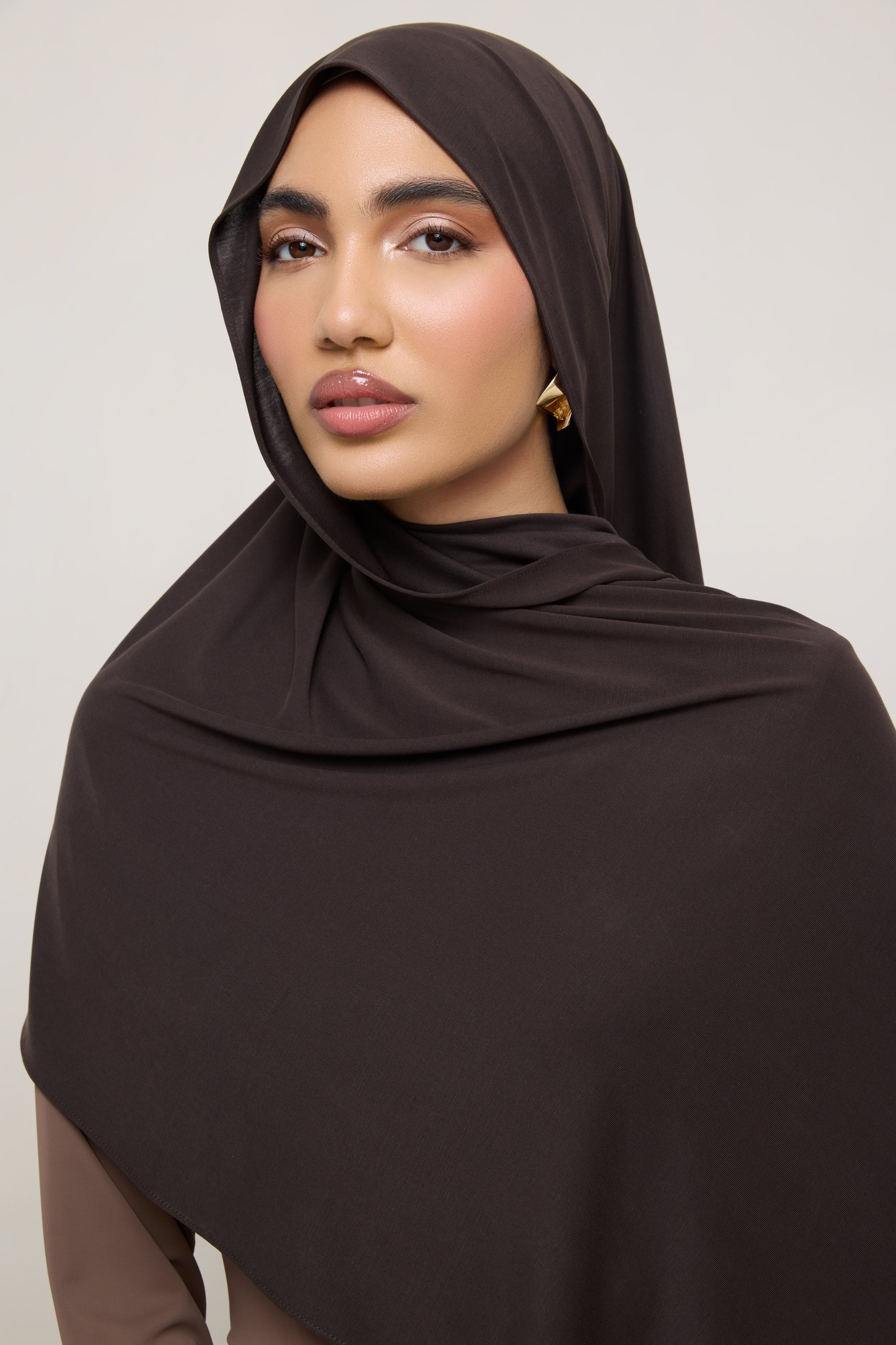 Jersey Hijab - Chocolate Torte - Image 6