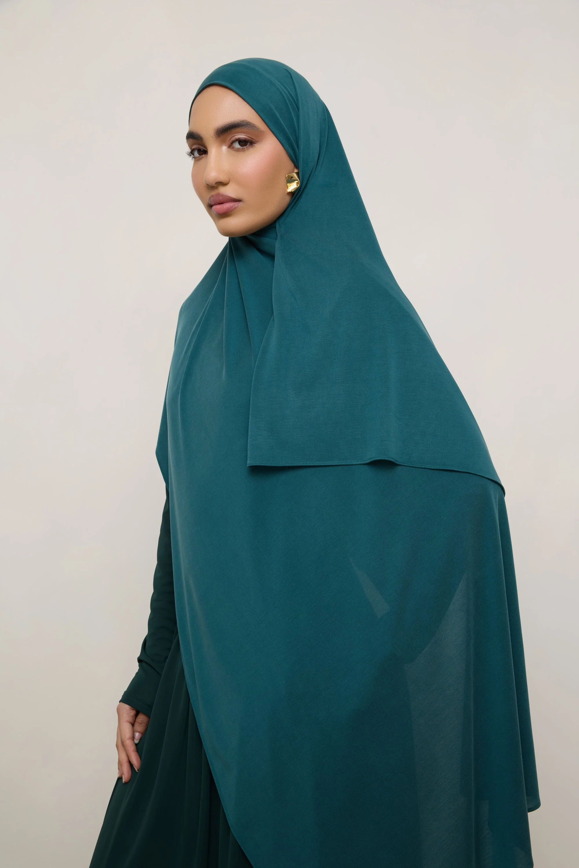 Jersey Hijab - Dark Sea - Image 2