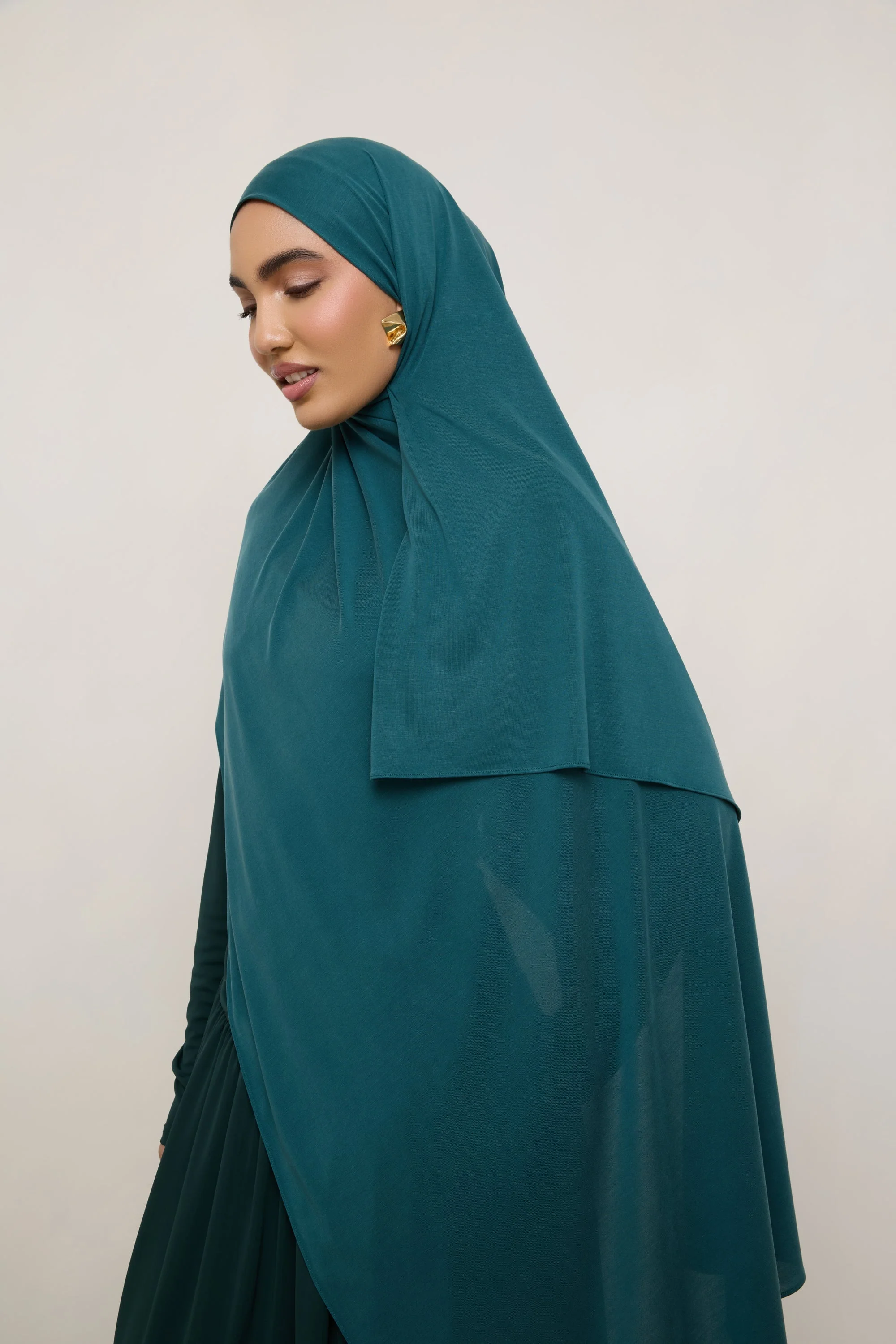 Jersey Hijab - Dark Sea - Image 3