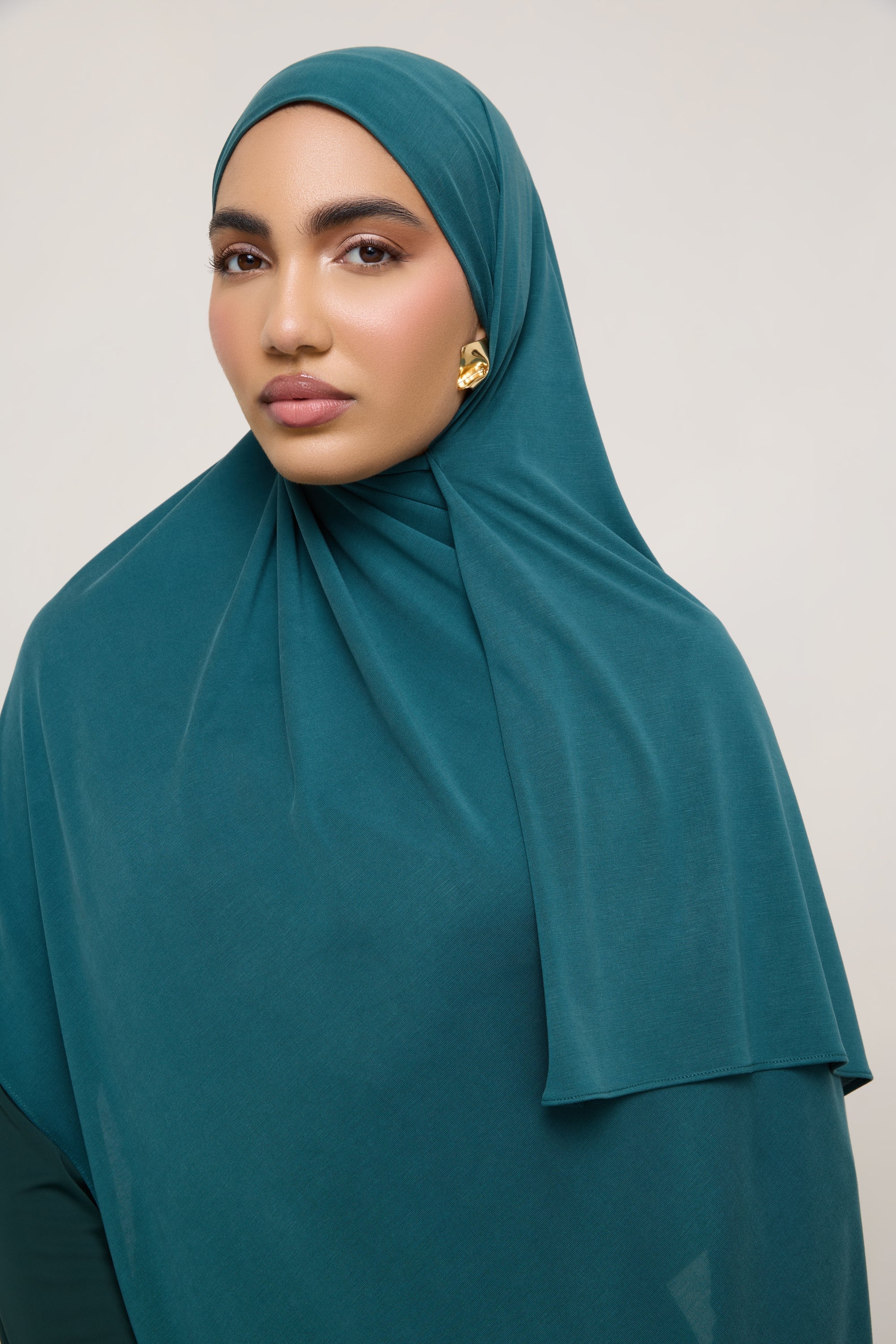Jersey Hijab - Dark Sea - Image 4