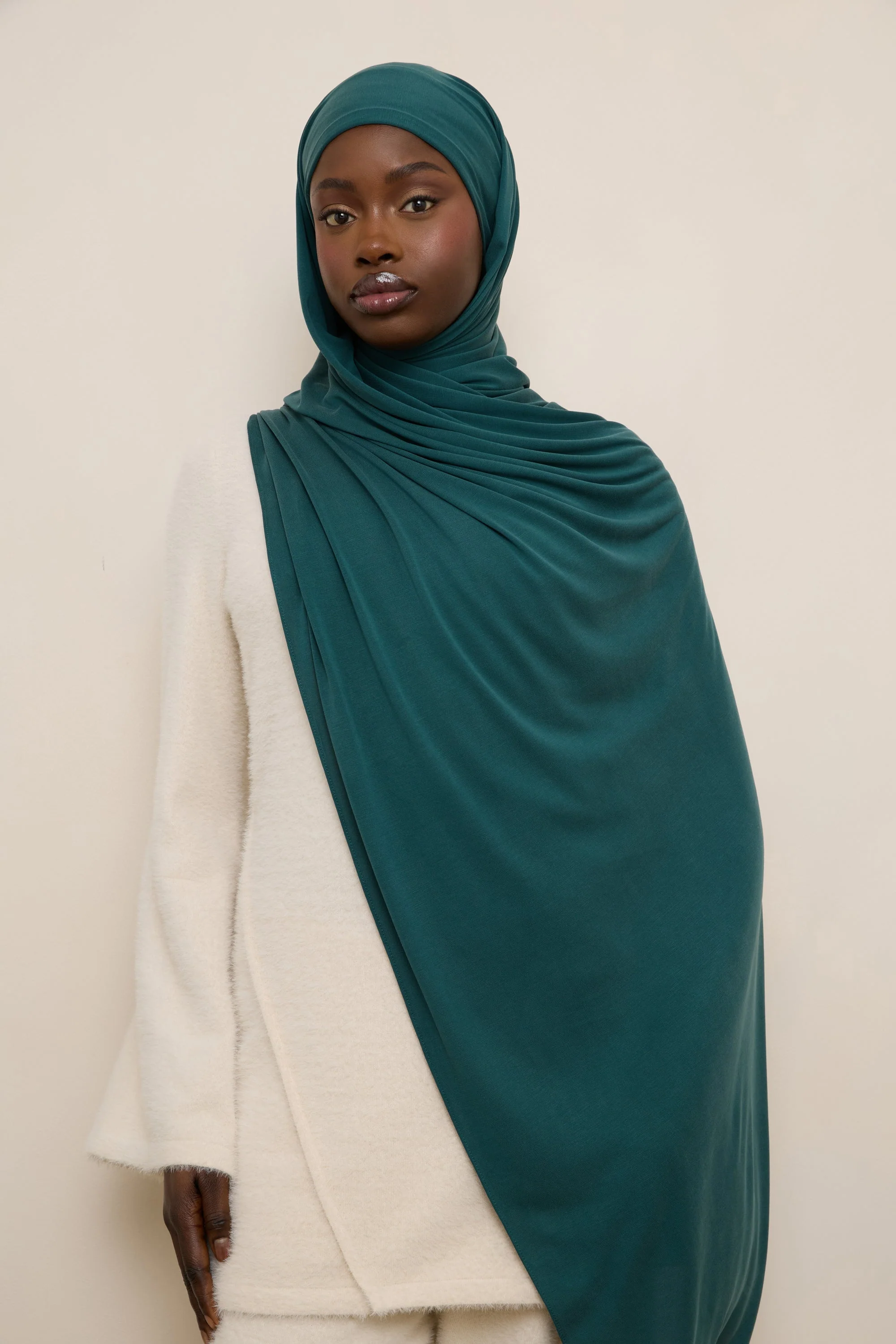 Jersey Hijab - Dark Sea - Image 8