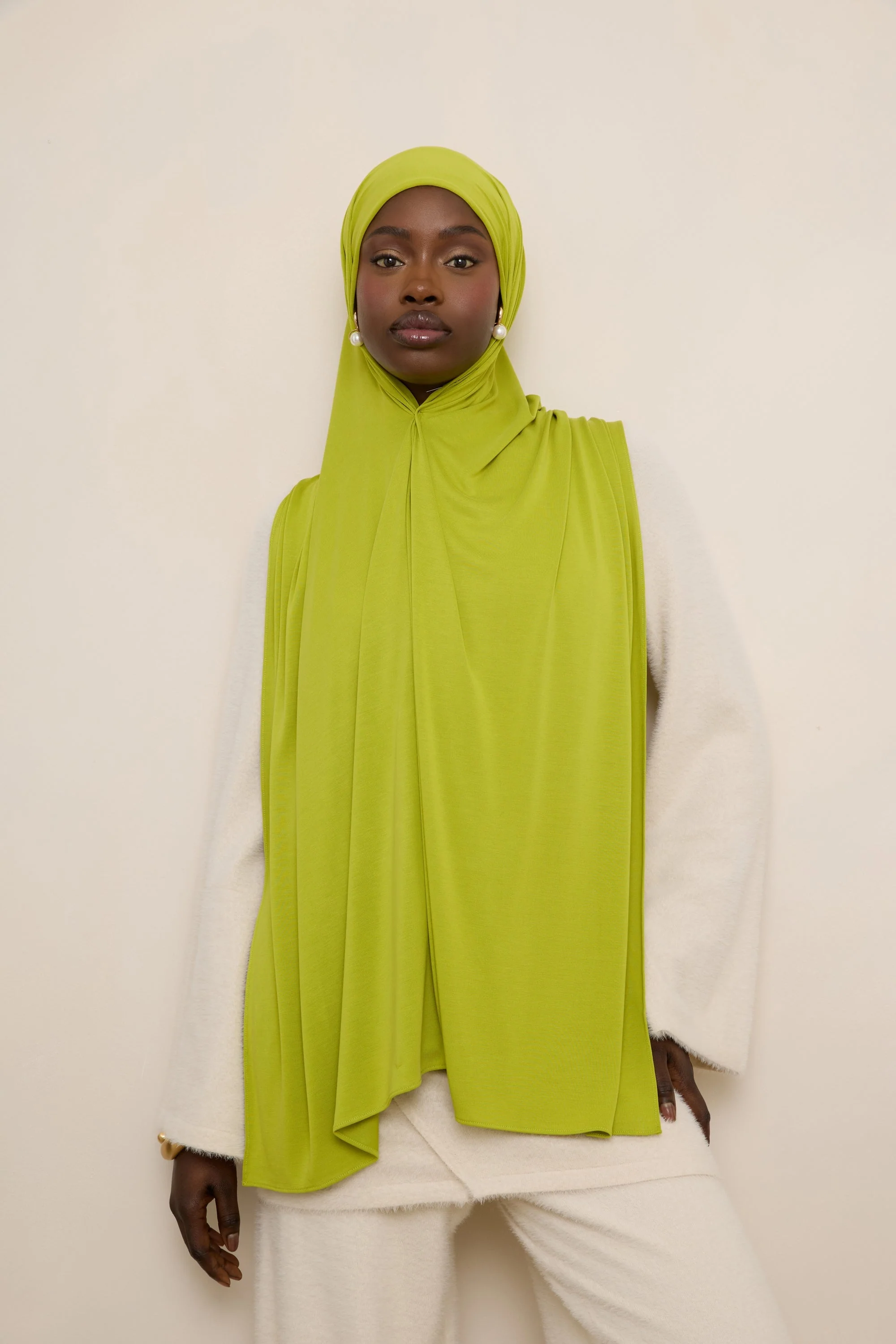 Jersey Hijab - Kiwi - Image 3