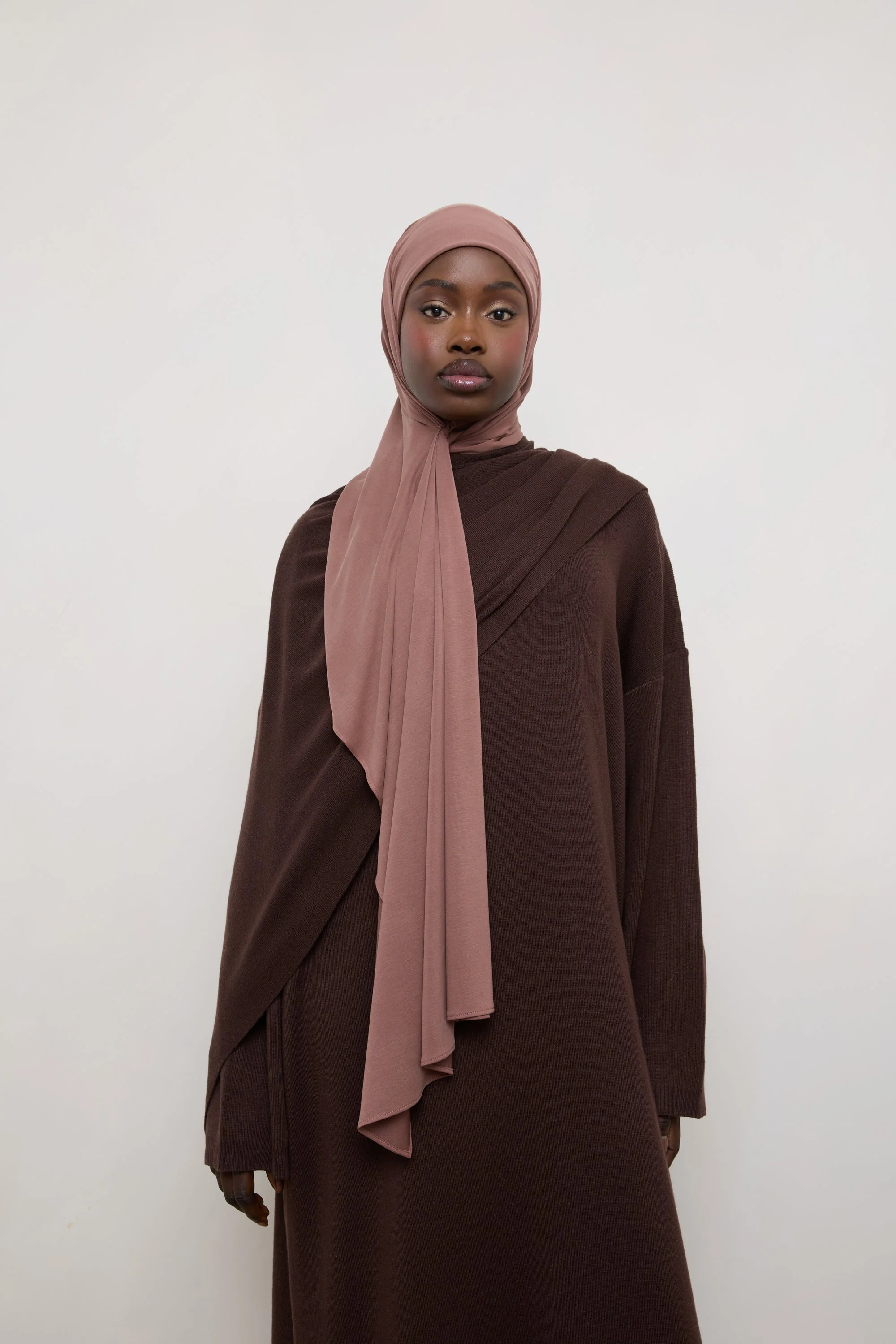 Jersey Hijab - Nutmeg - Image 2