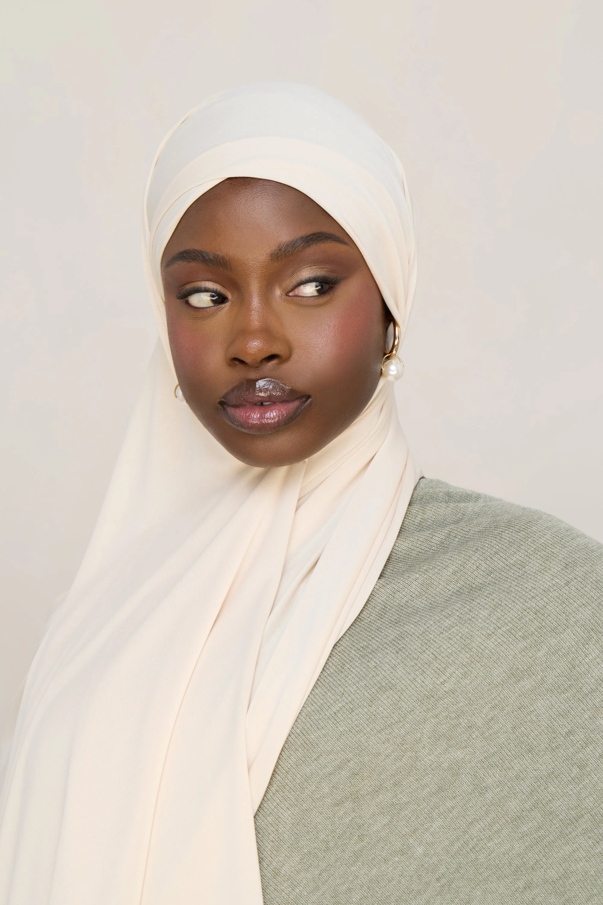 Jersey Hijab - Whitecap - Image 10