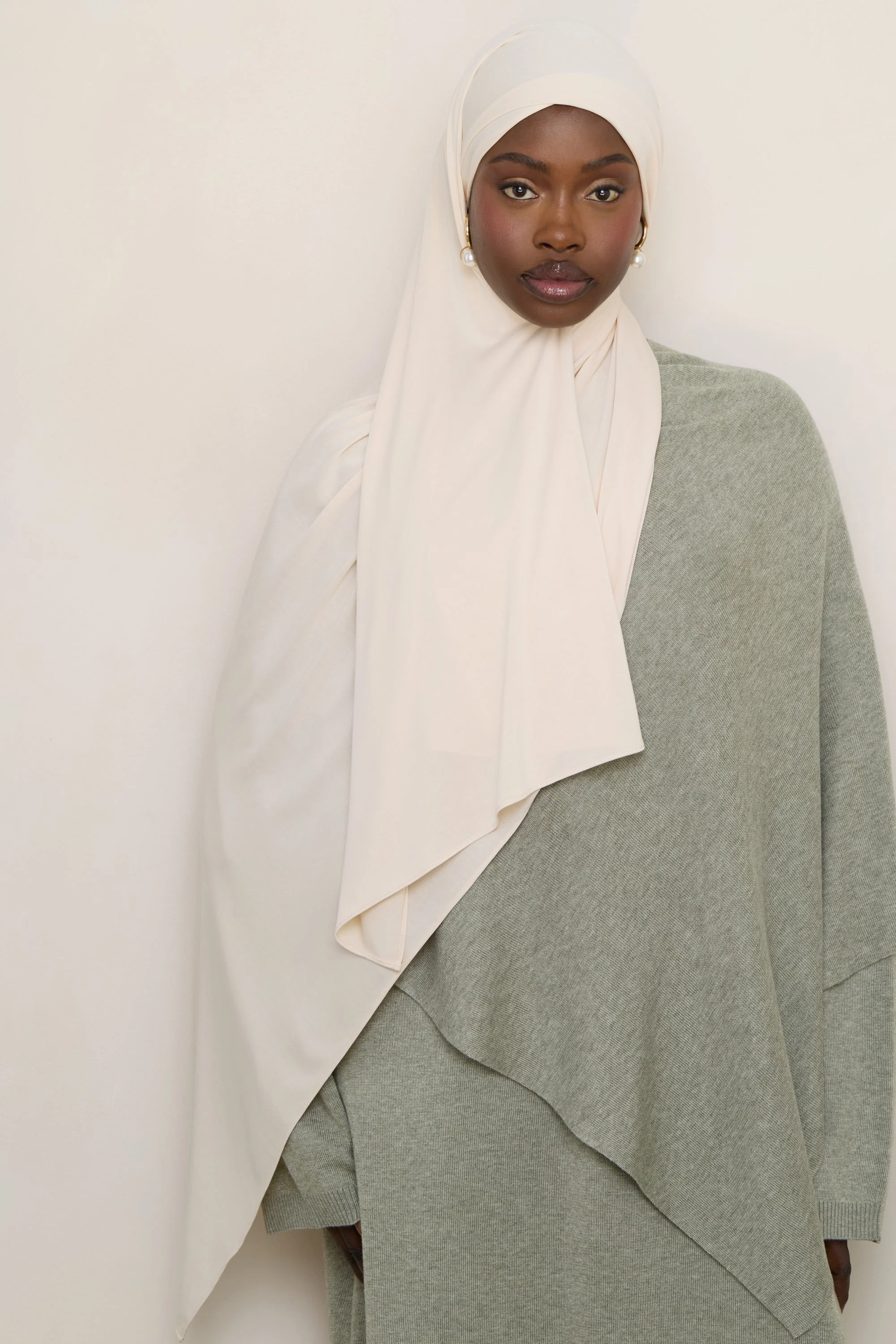 Jersey Hijab - Whitecap - Image 8