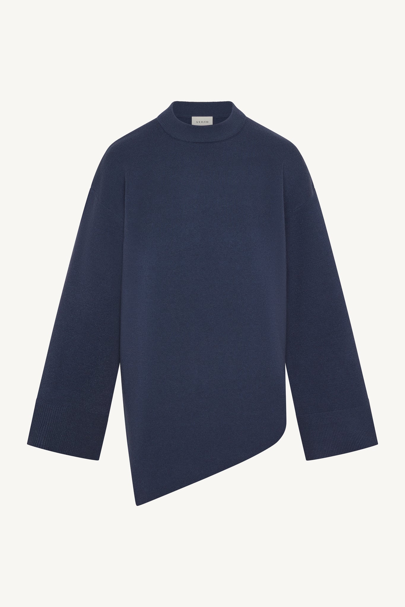 Kehlani Asymmetric Knit Top - Dusk Blue - Image 8