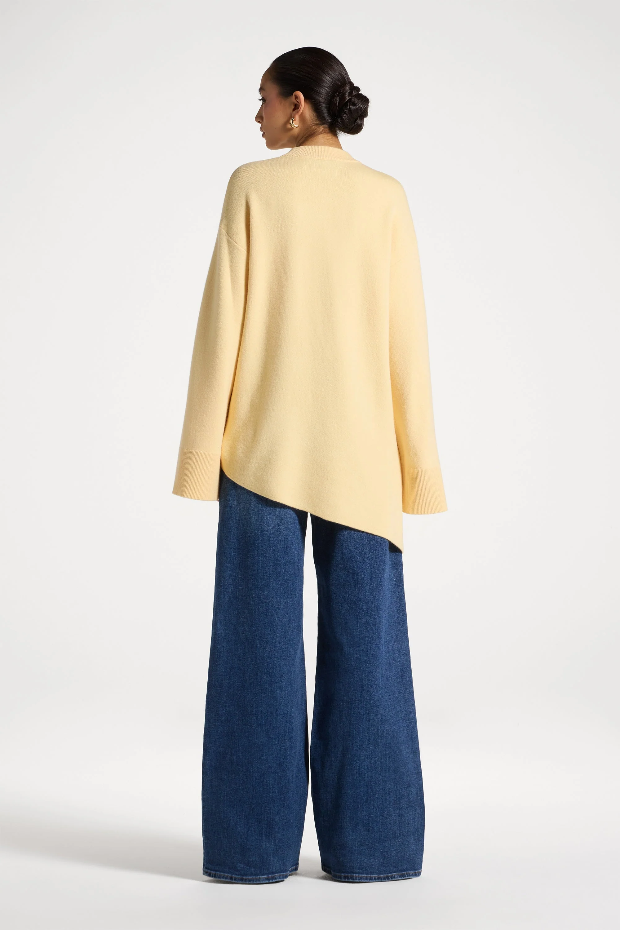 Kehlani Asymmetric Knit Top - Yuzu - Image 5