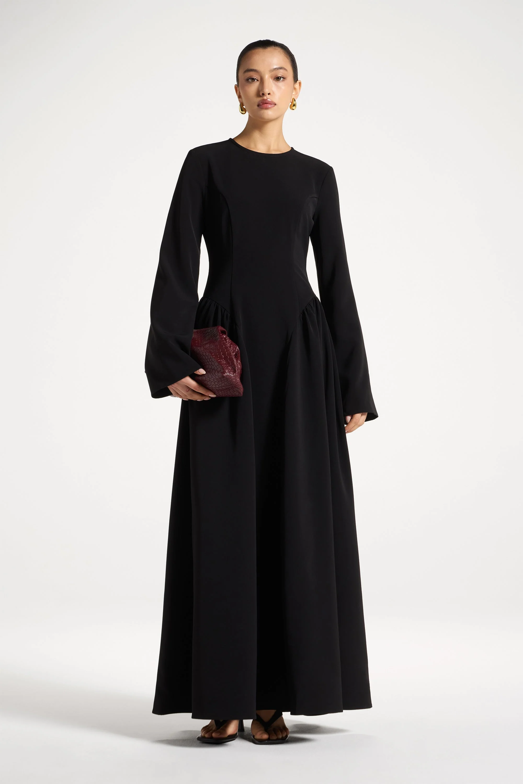 Kendall Maxi Dress - Black - Image 3