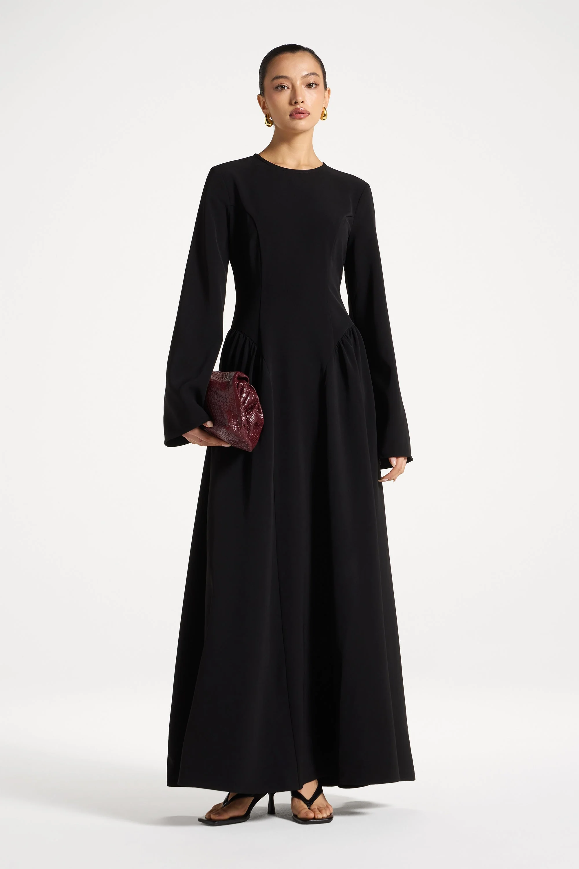 Kendall Maxi Dress - Black - Image 4