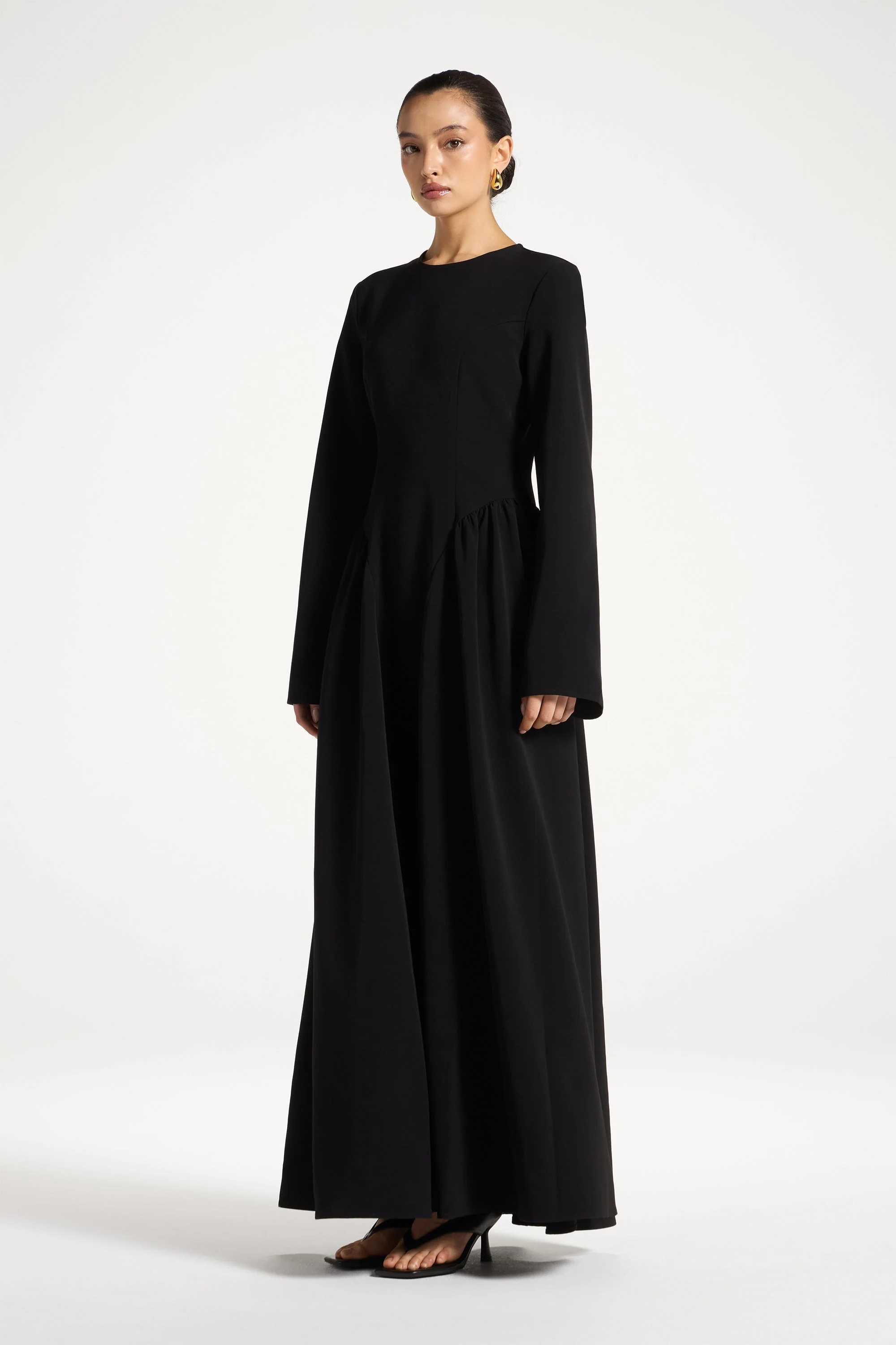 Kendall Maxi Dress - Black - Image 5
