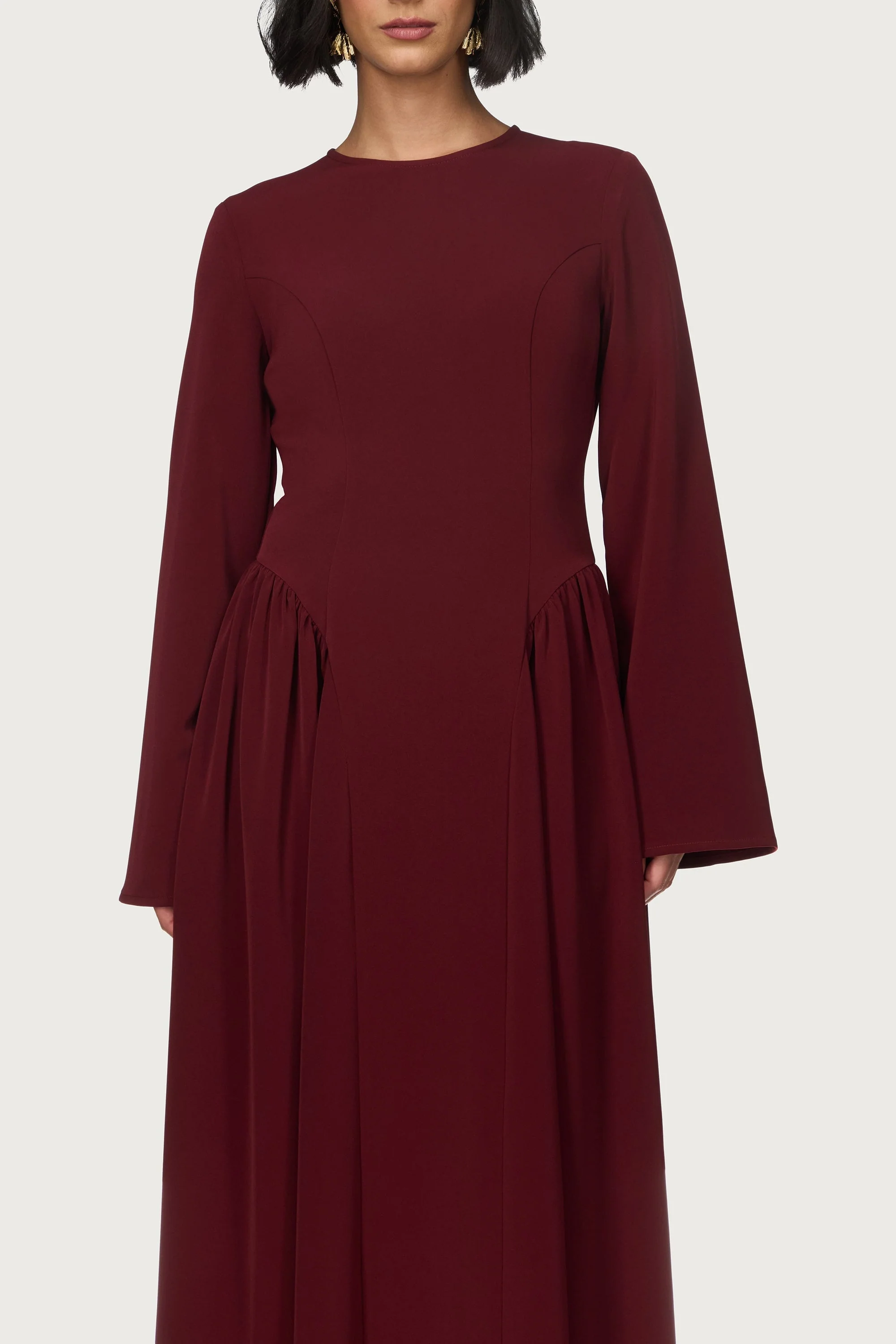 Kendall Maxi Dress - Cherry Lacquer - Image 3