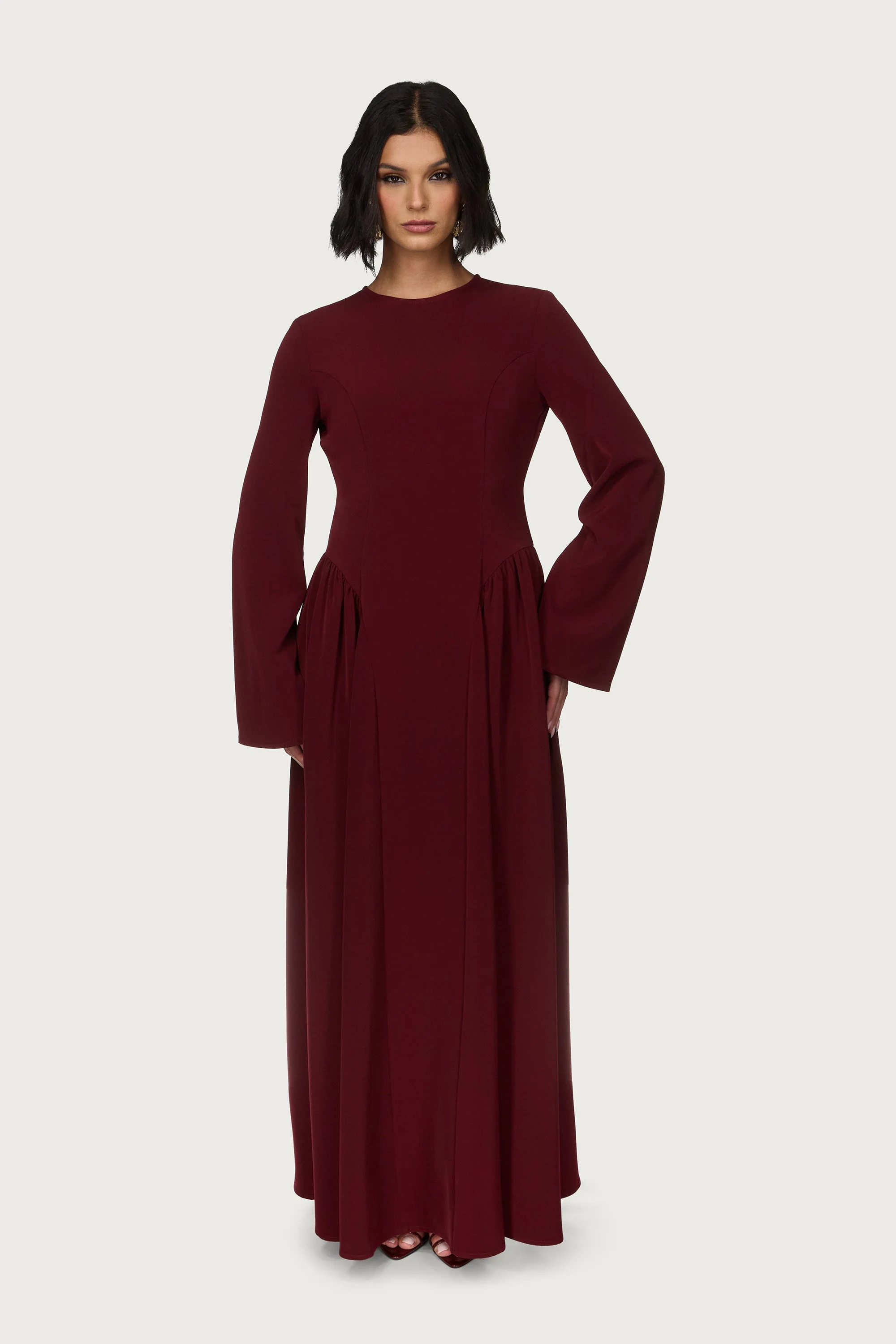 Kendall Maxi Dress - Cherry Lacquer - Image 4