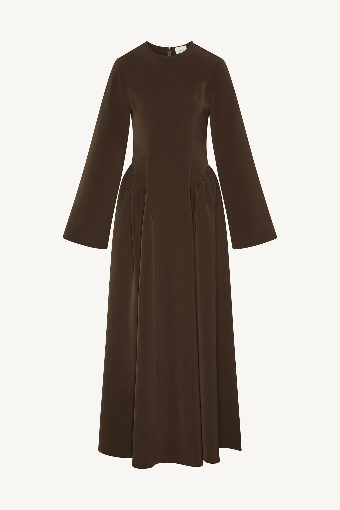 Kendall Maxi Dress - Chocolate - Image 8