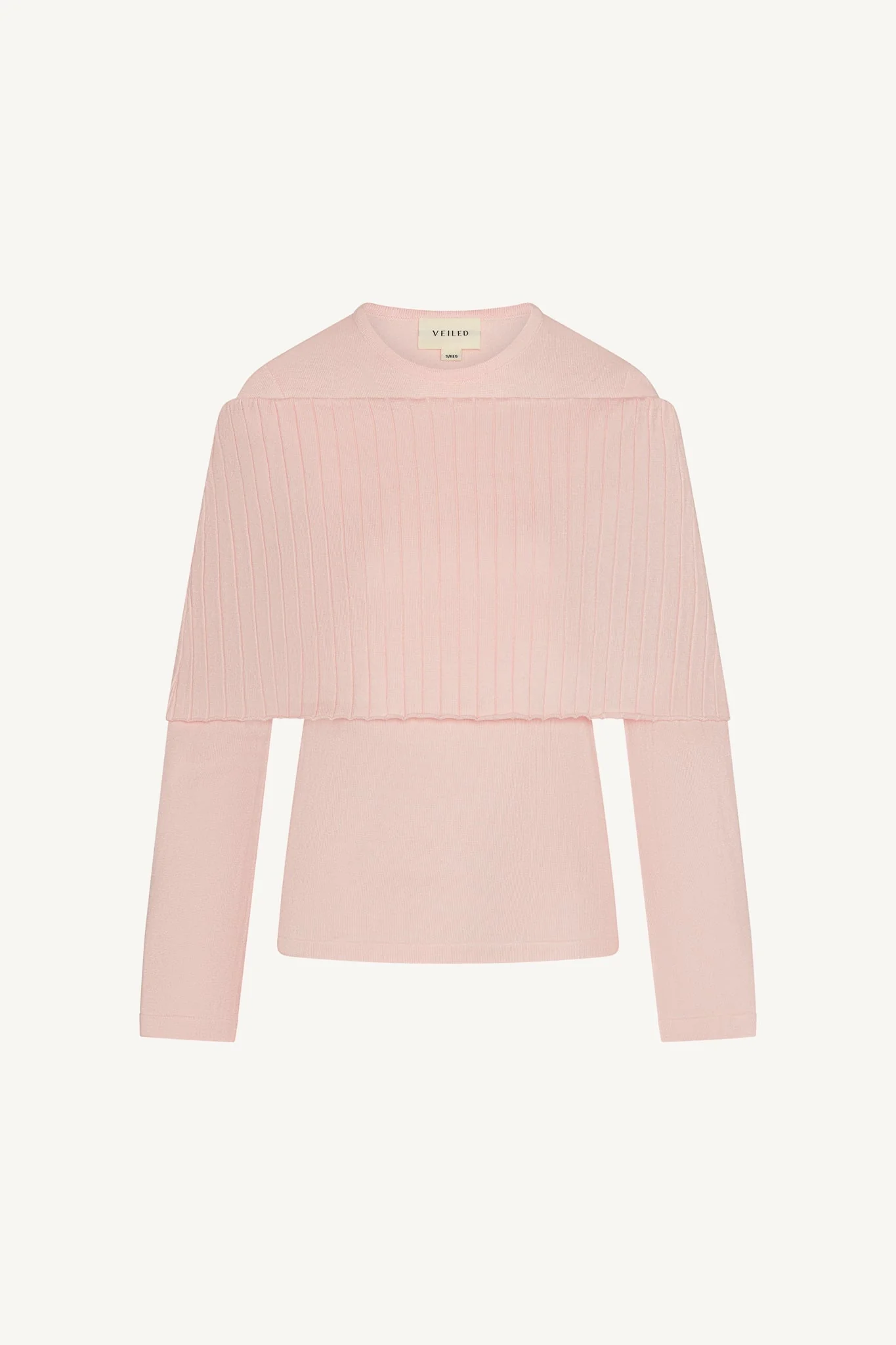 Knit Drape Top - Baby Pink - Image 7