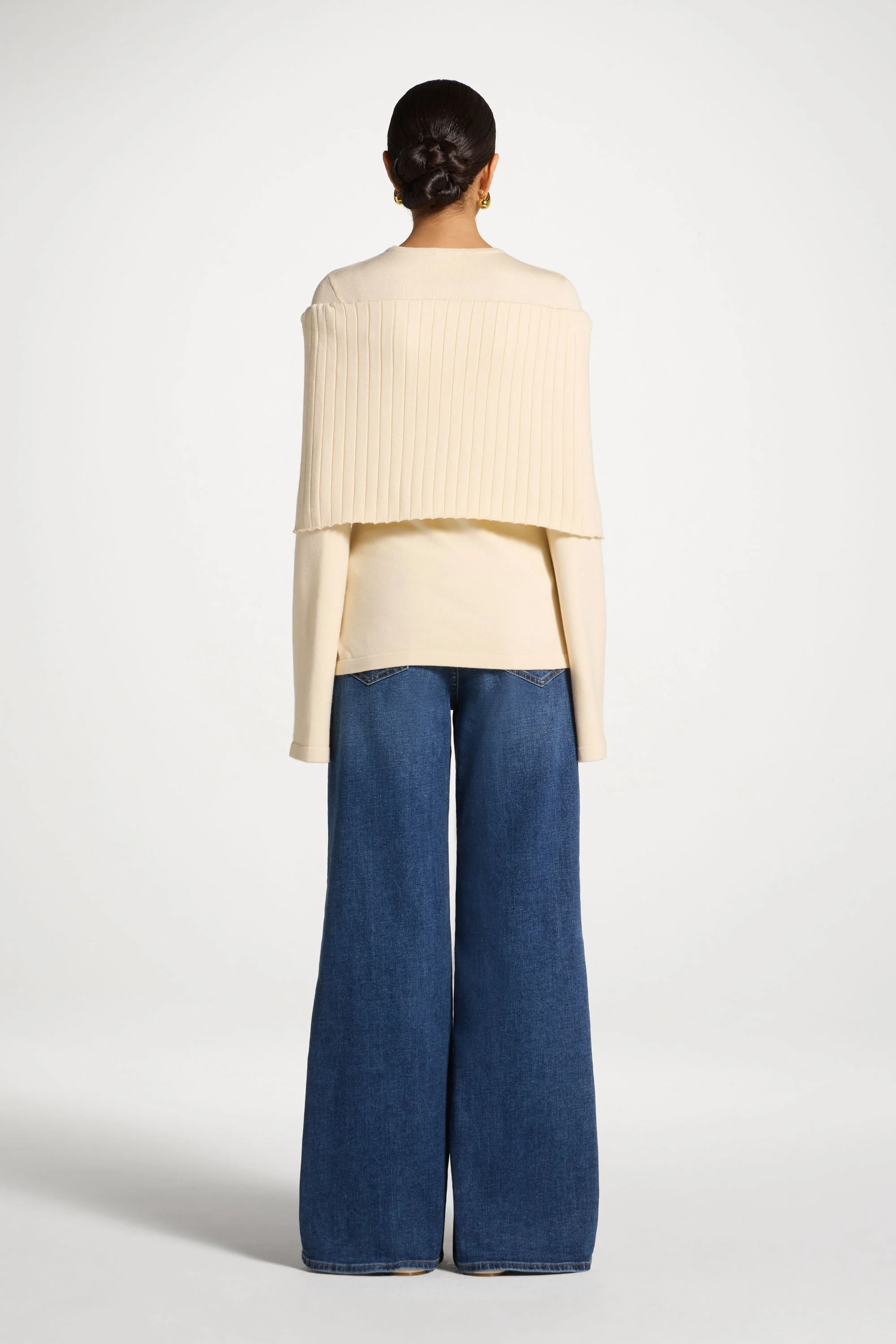 Knit Drape Top - Moonlight - Image 6