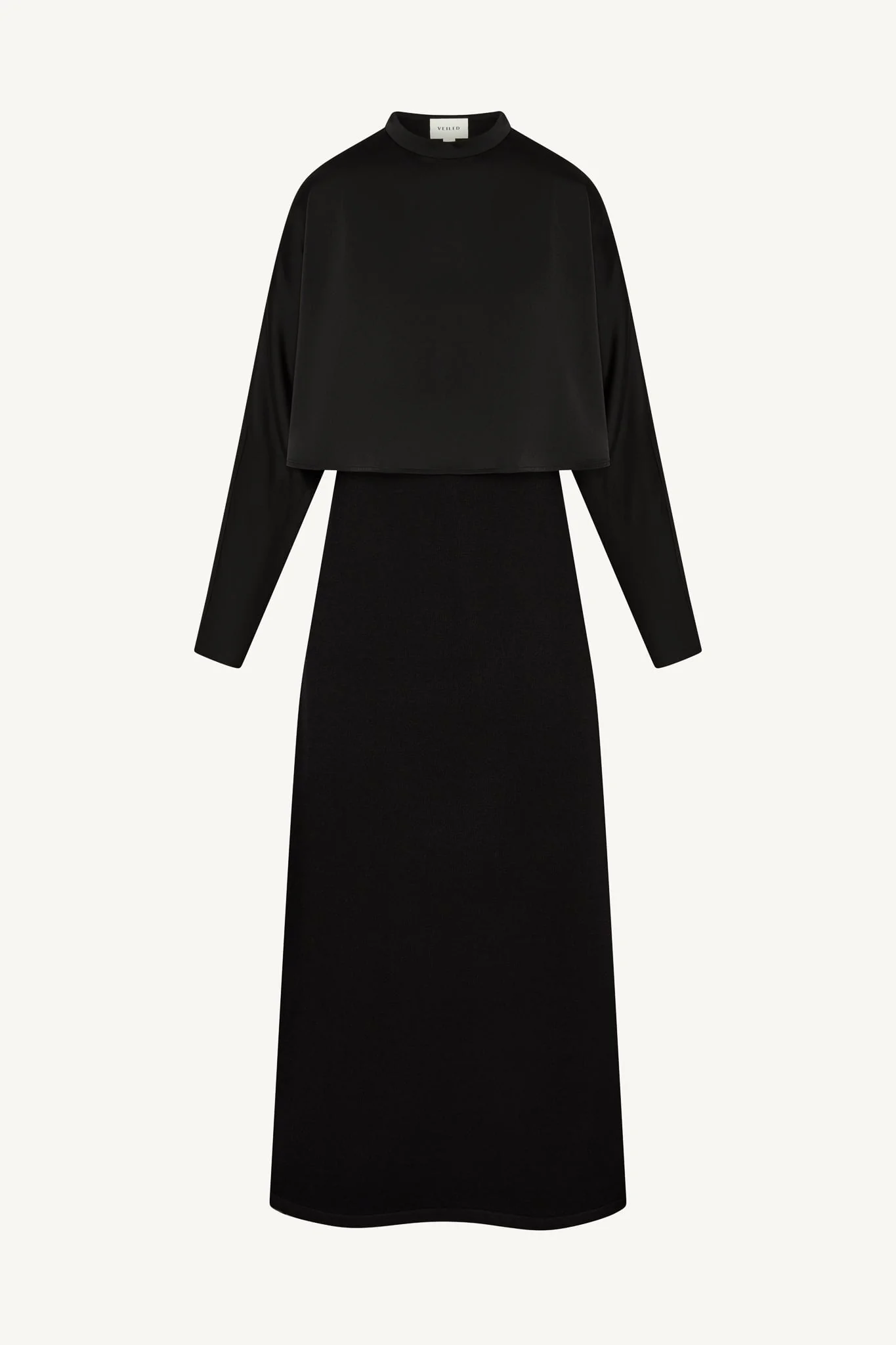 Knit Maxi Dress & Top Set - Black - Image 7