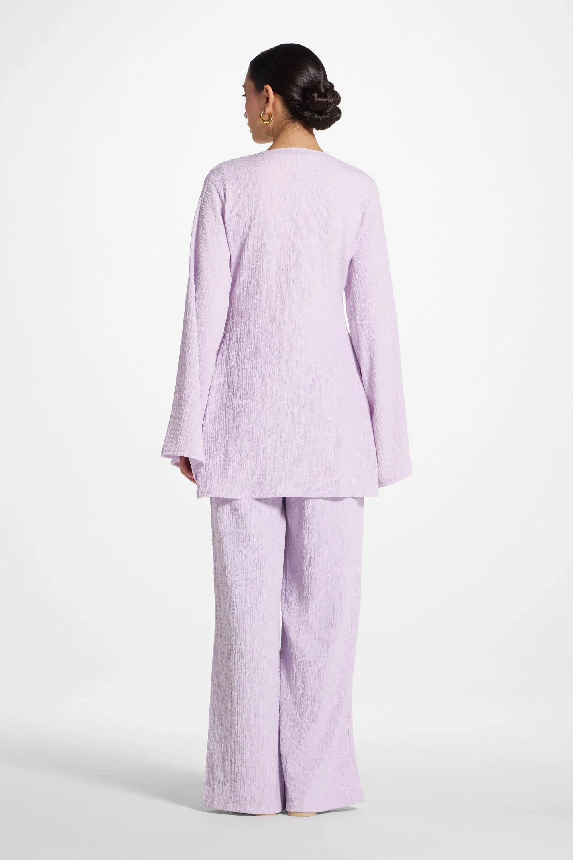 Layla Matching Top & Pants Set - Lilac - Image 6