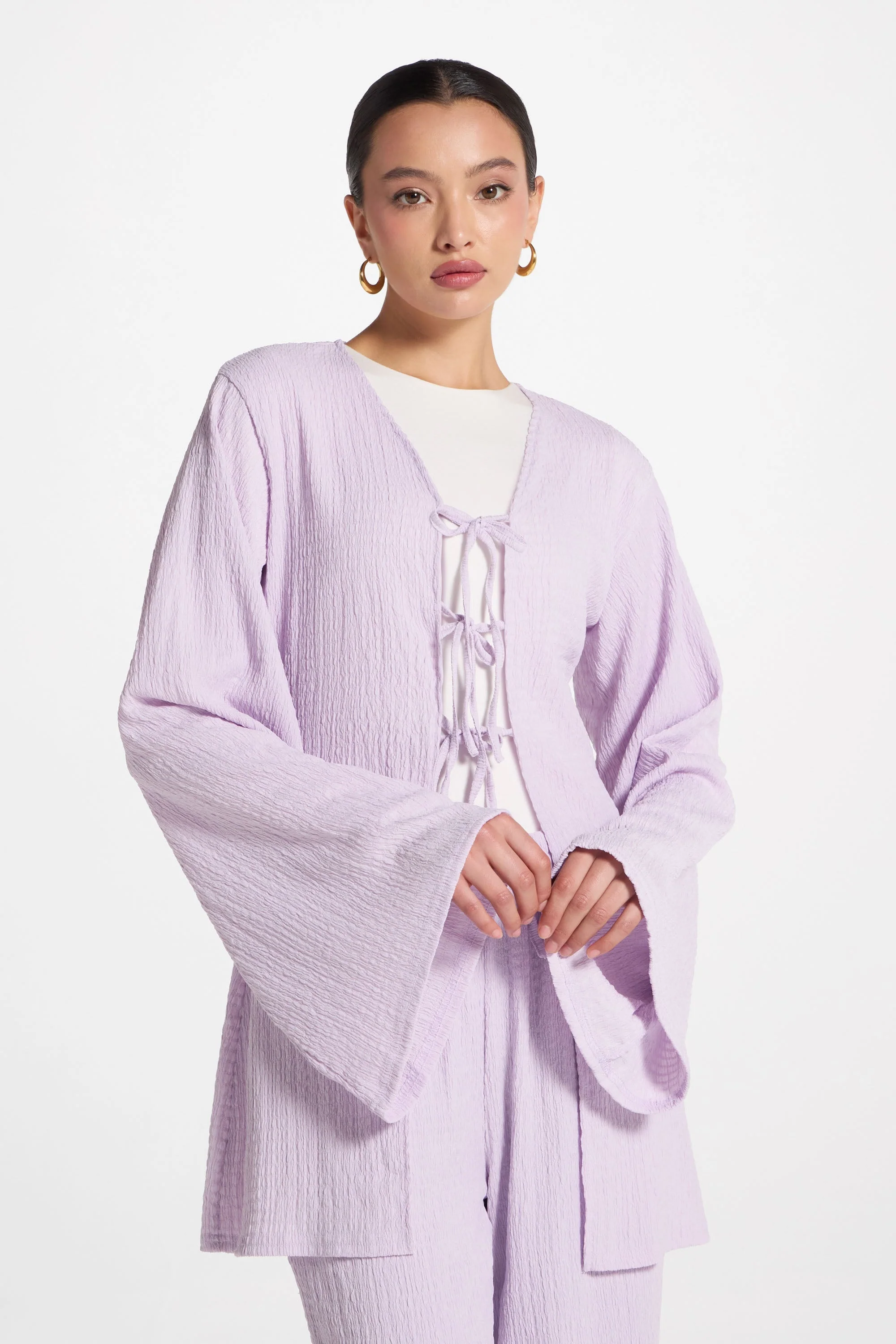 Layla Matching Top & Pants Set - Lilac - Image 7