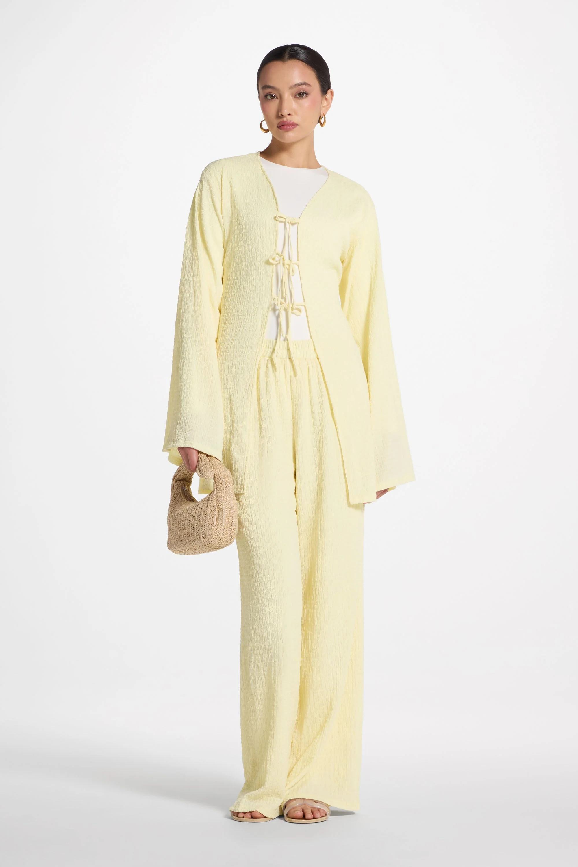 Layla Matching Top & Pants Set - Limon - Image 3