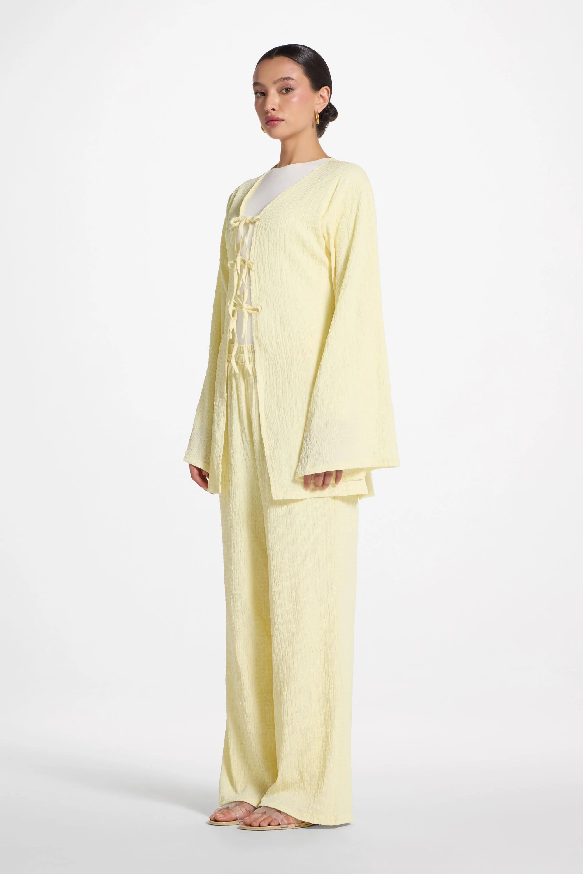 Layla Matching Top & Pants Set - Limon - Image 5