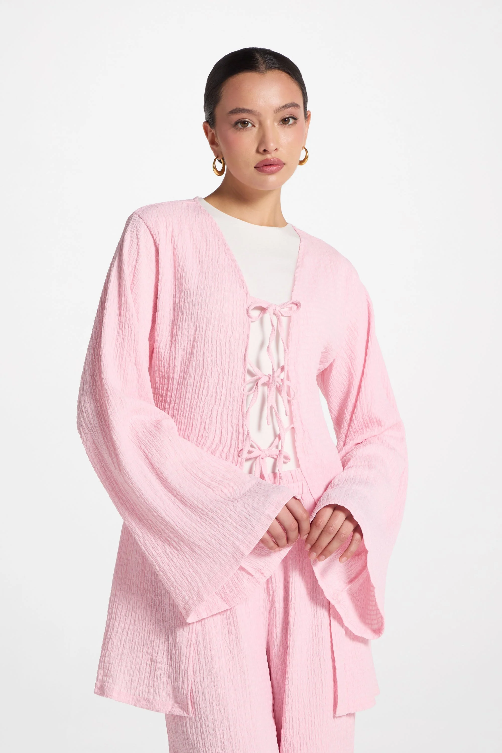 Layla Matching Top & Pants Set - Pastel Pink - Image 6