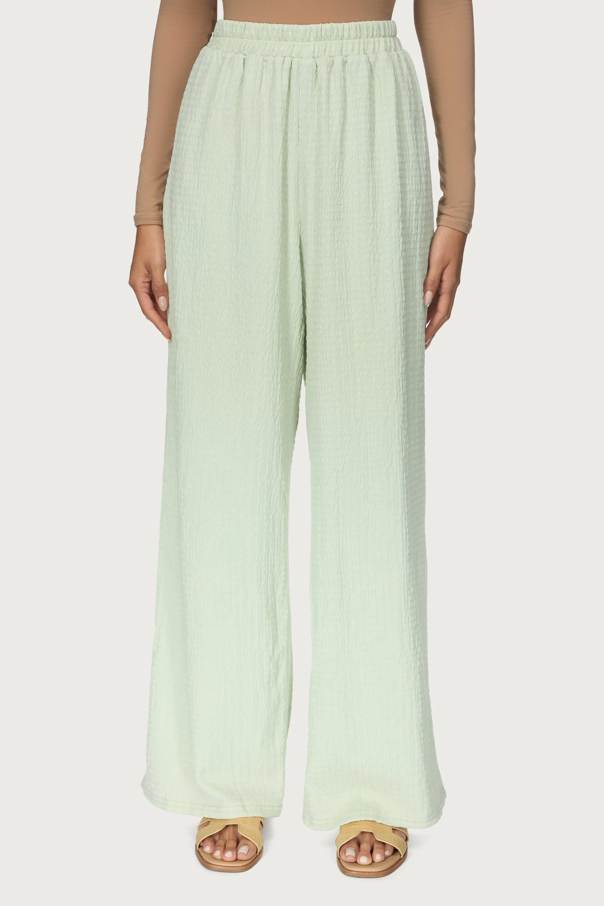 Layla Matching Top & Pants Set - Pistachio - Image 7