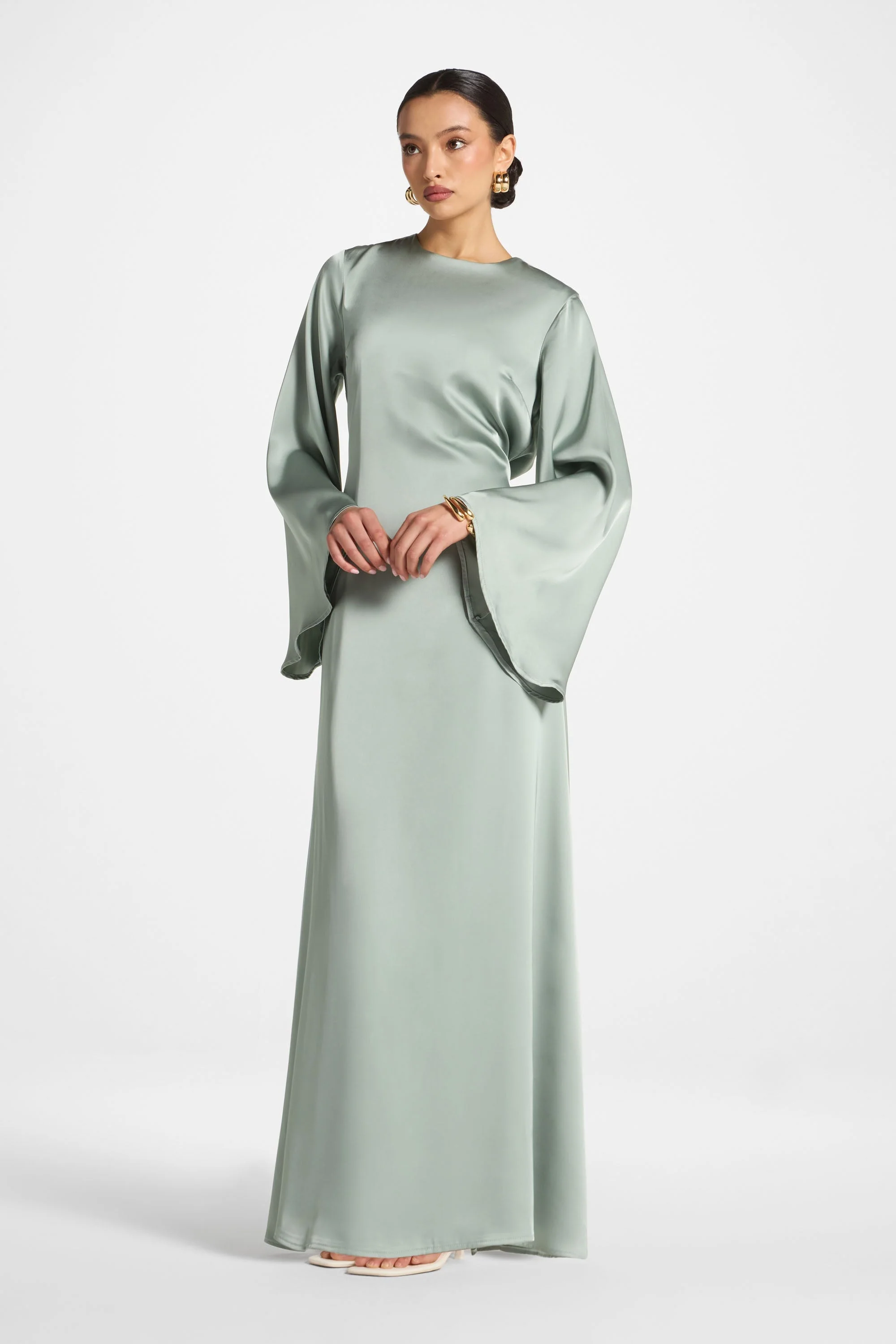 Layla Maxi Dress - Sage - Image 3