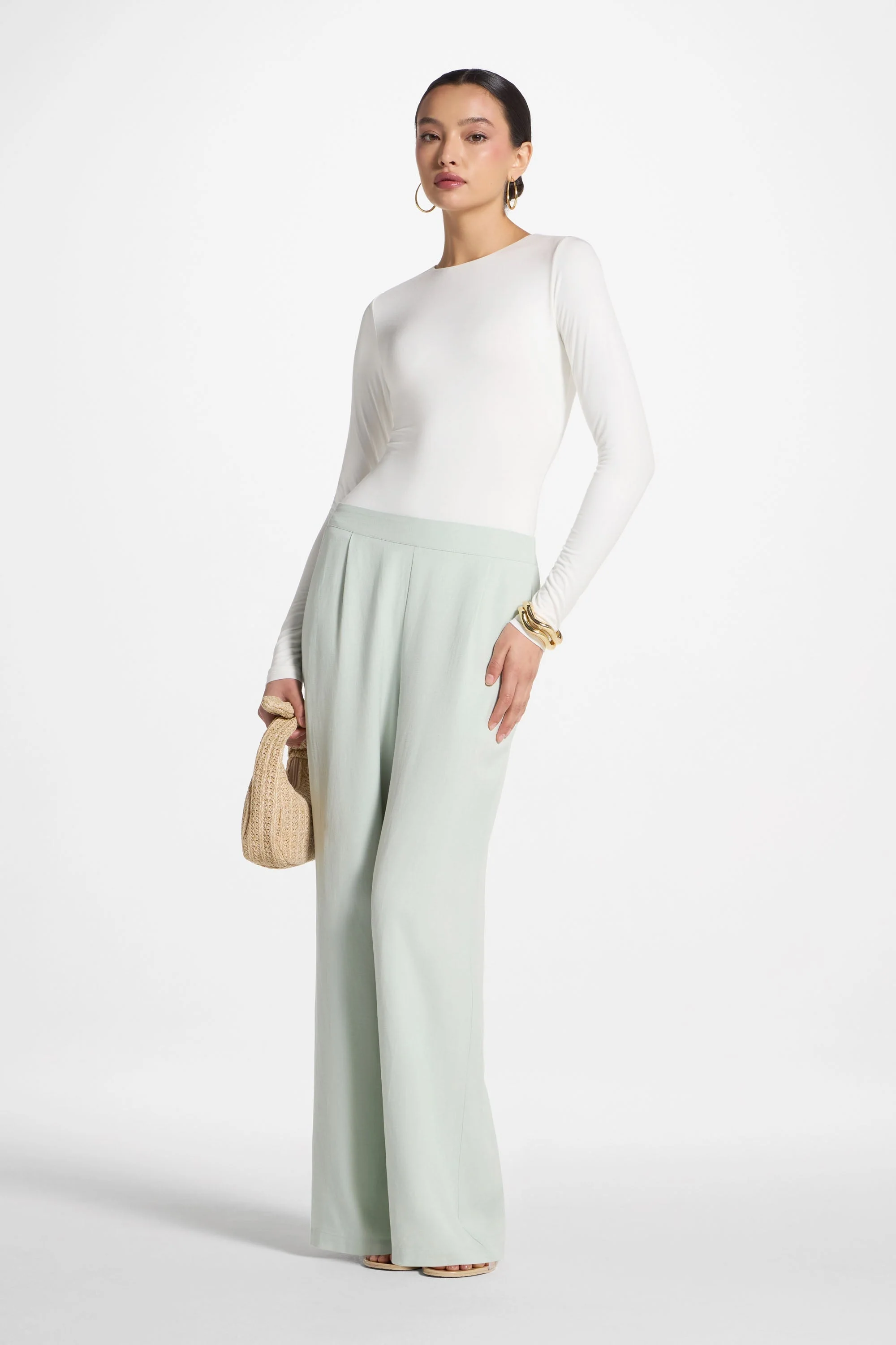 Linen Wide Leg Pants - Image 2