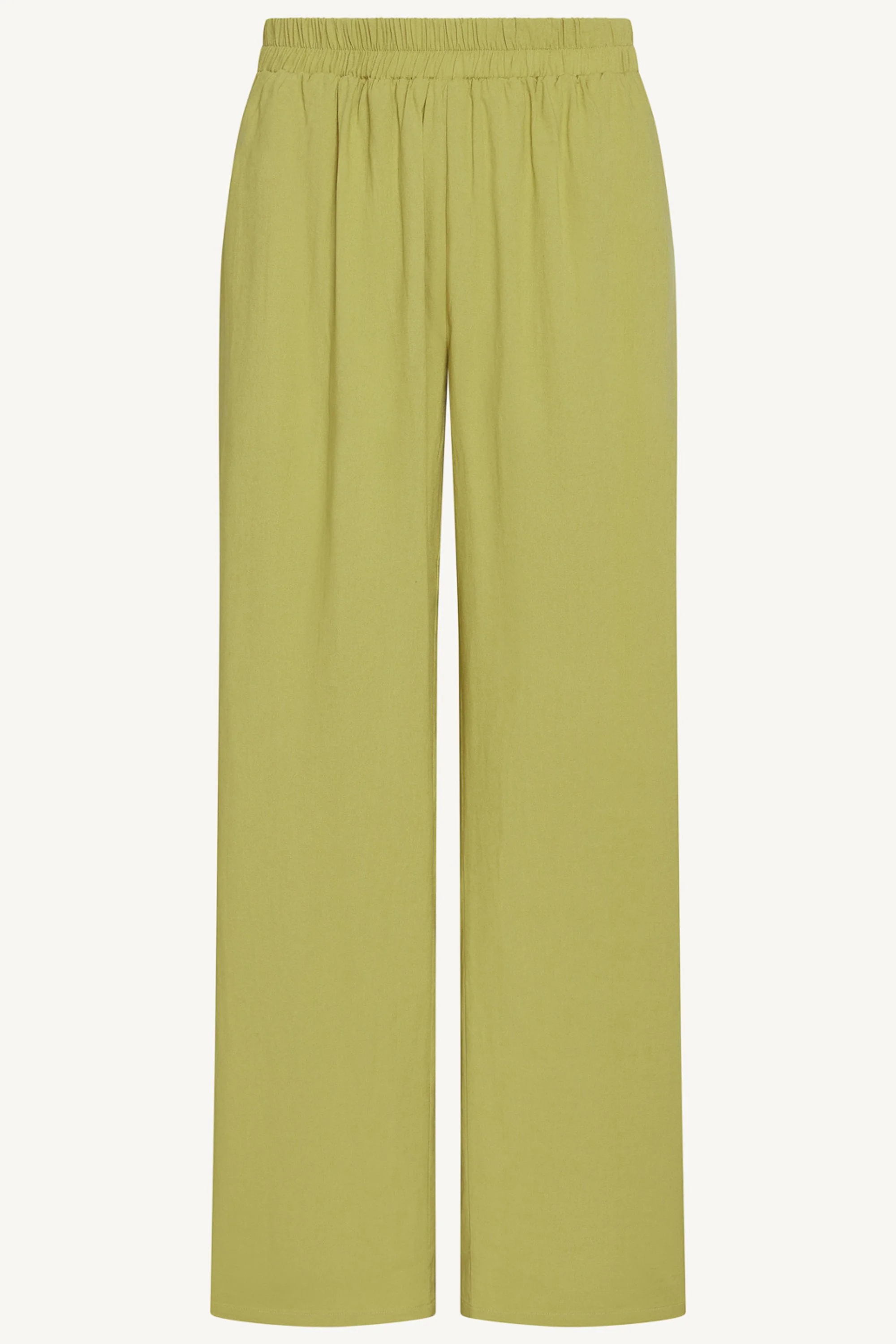 Maya Linen Matching Top & Pants Set - Citron - Image 7