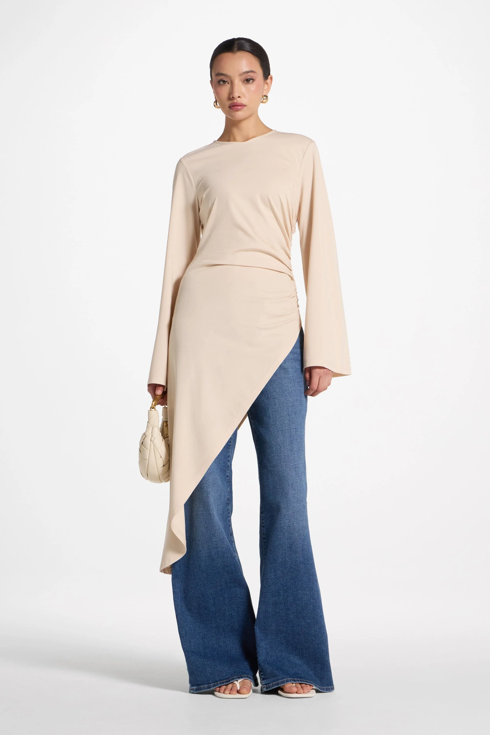 Midi Tunic Top - Bone - Image 3