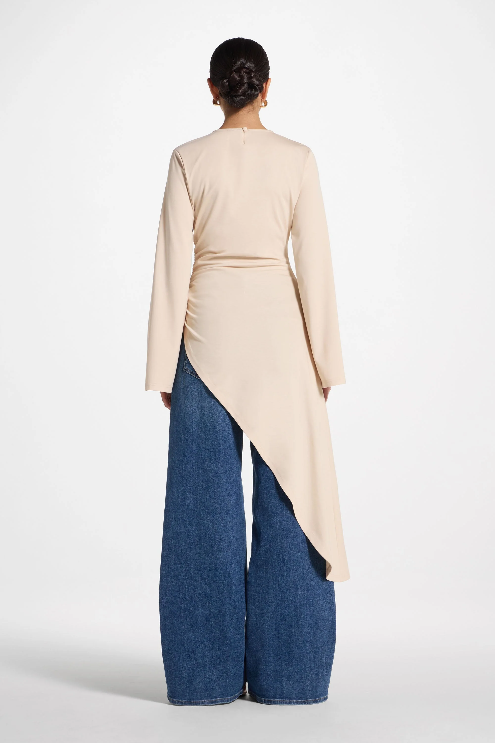 Midi Tunic Top - Bone - Image 6