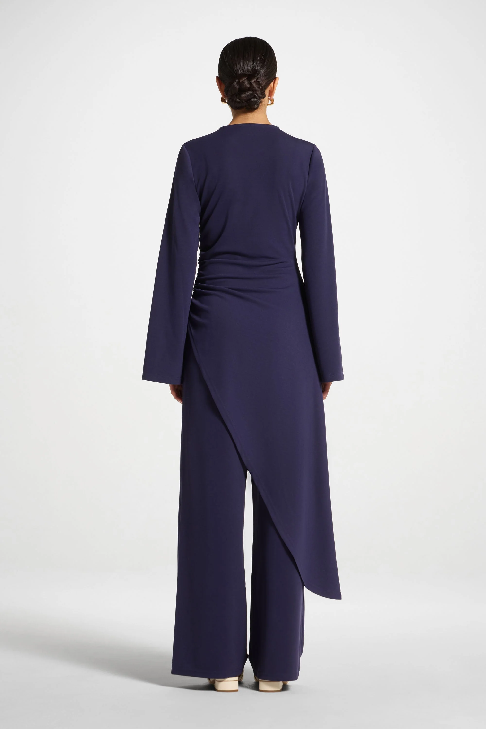 Signature Stretch Midi Tunic Top - Future Dusk - Image 5