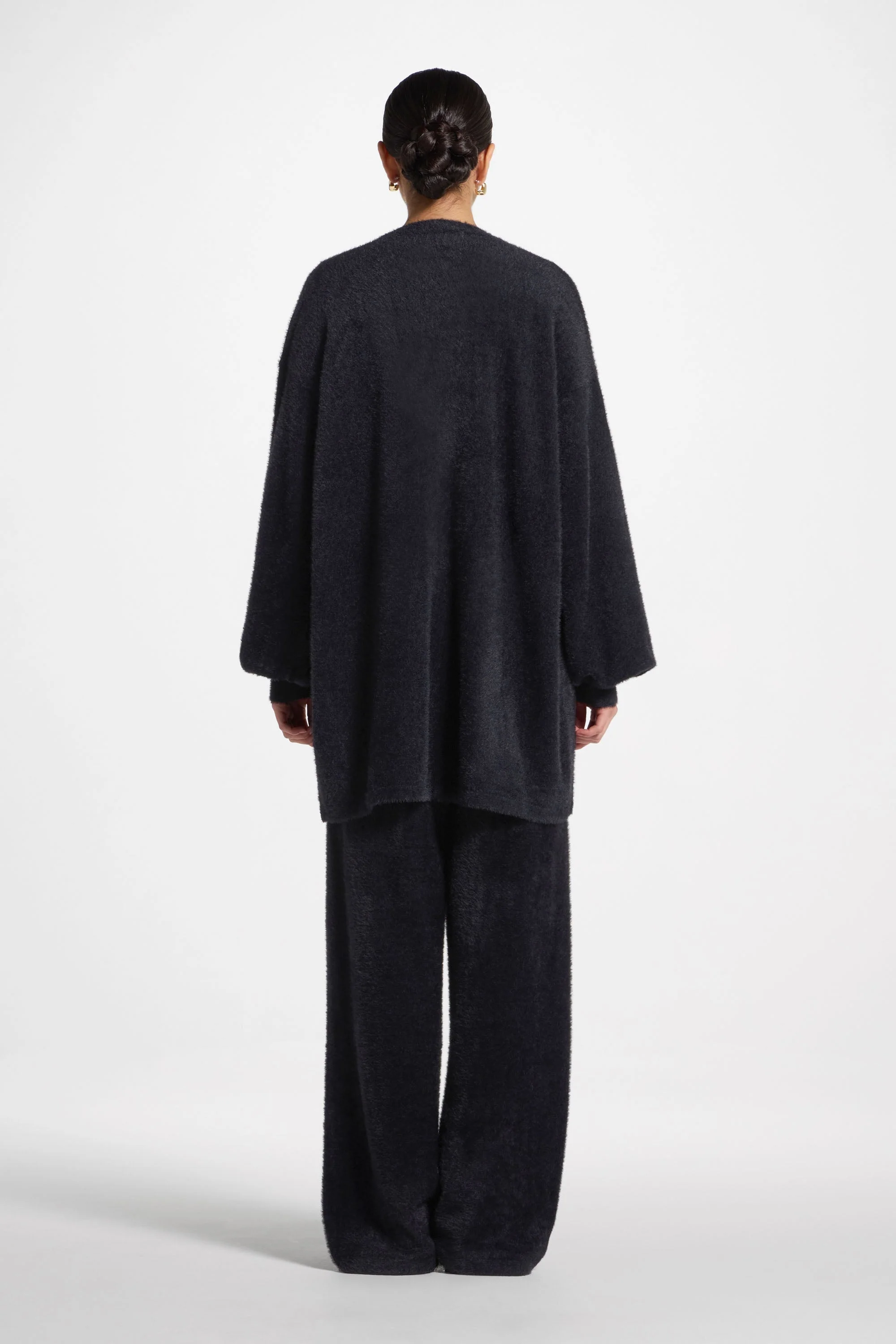 Mink Cardigan - Black - Image 6