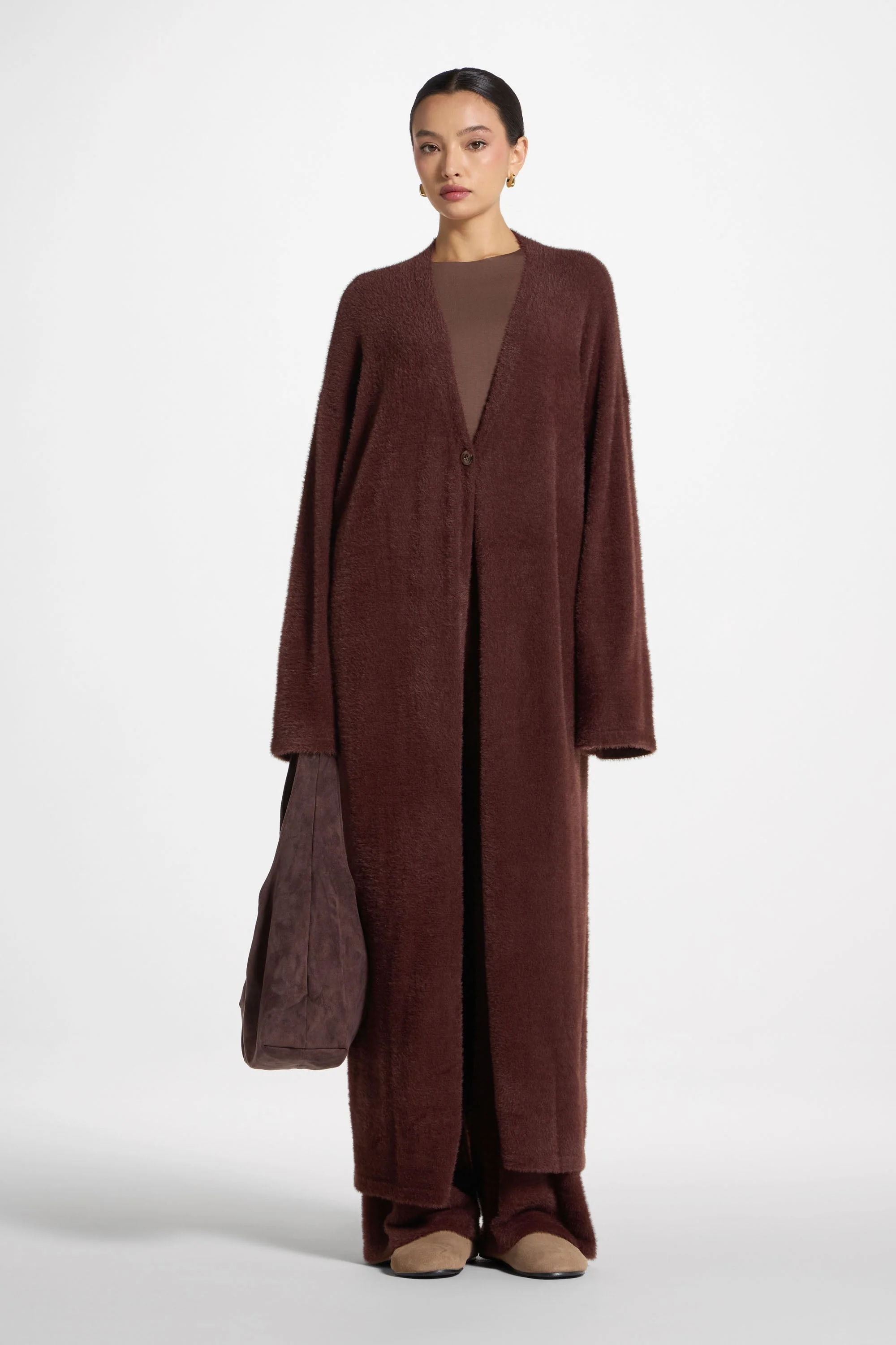 Mink Midi Cardigan