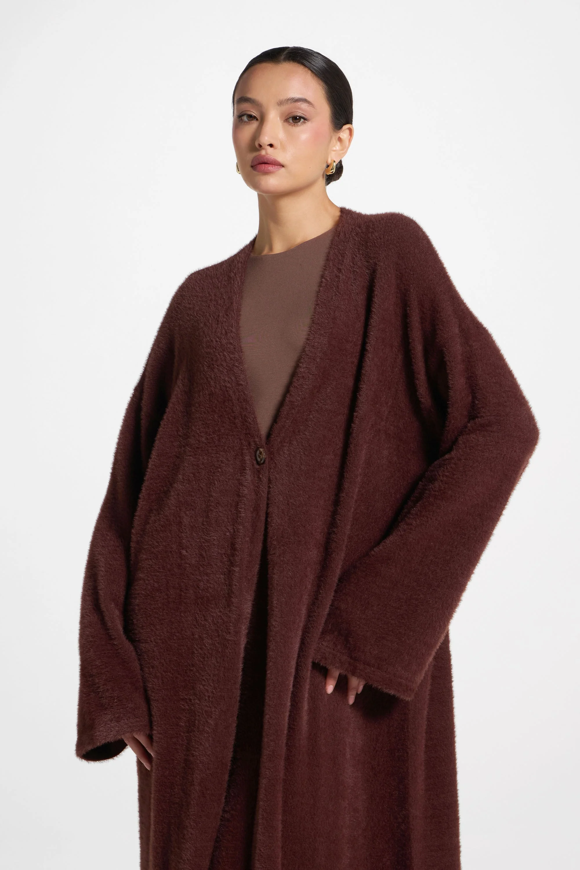 Mink Midi Cardigan - Image 3