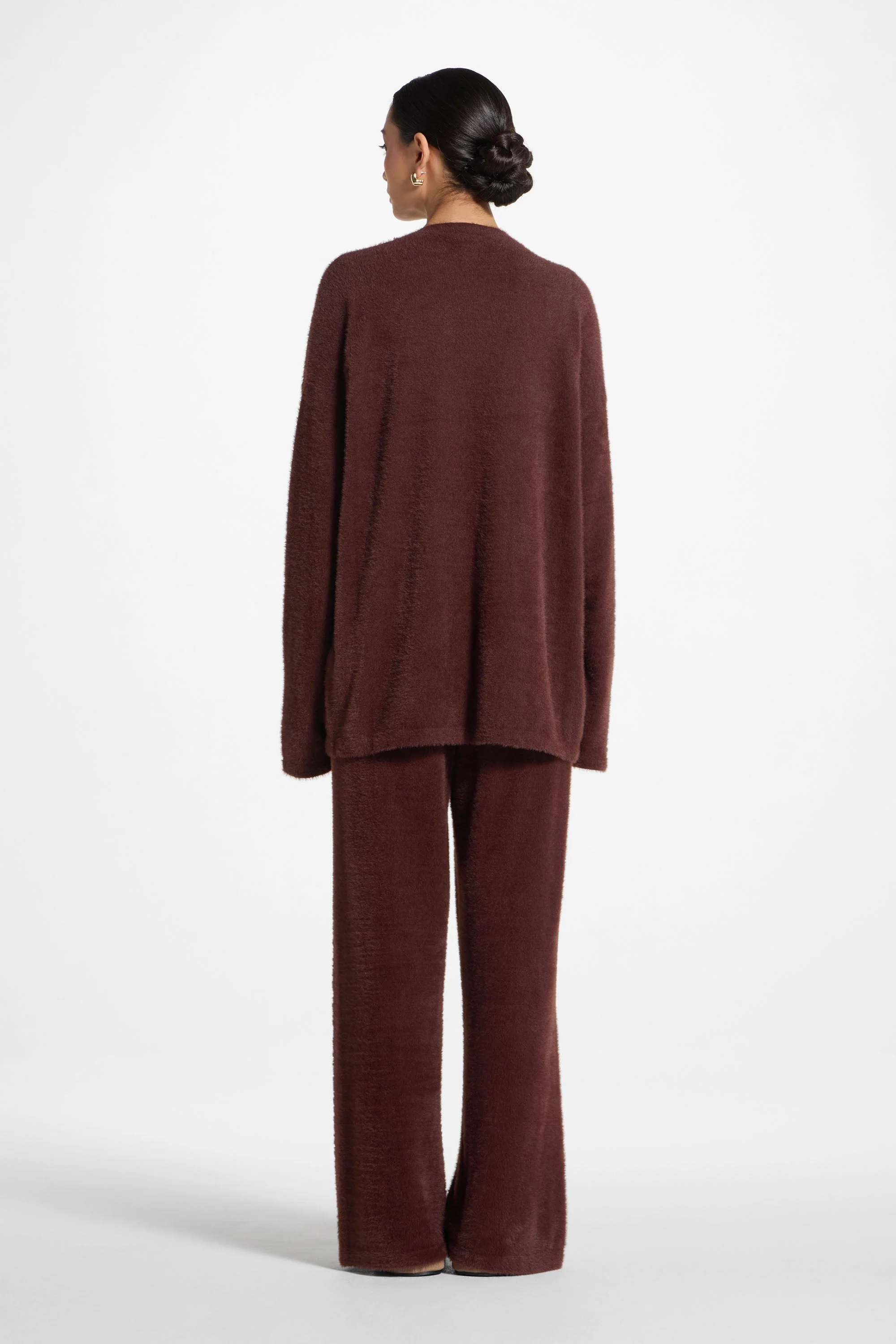 Mink Oversized Sweater - Brown - Image 7