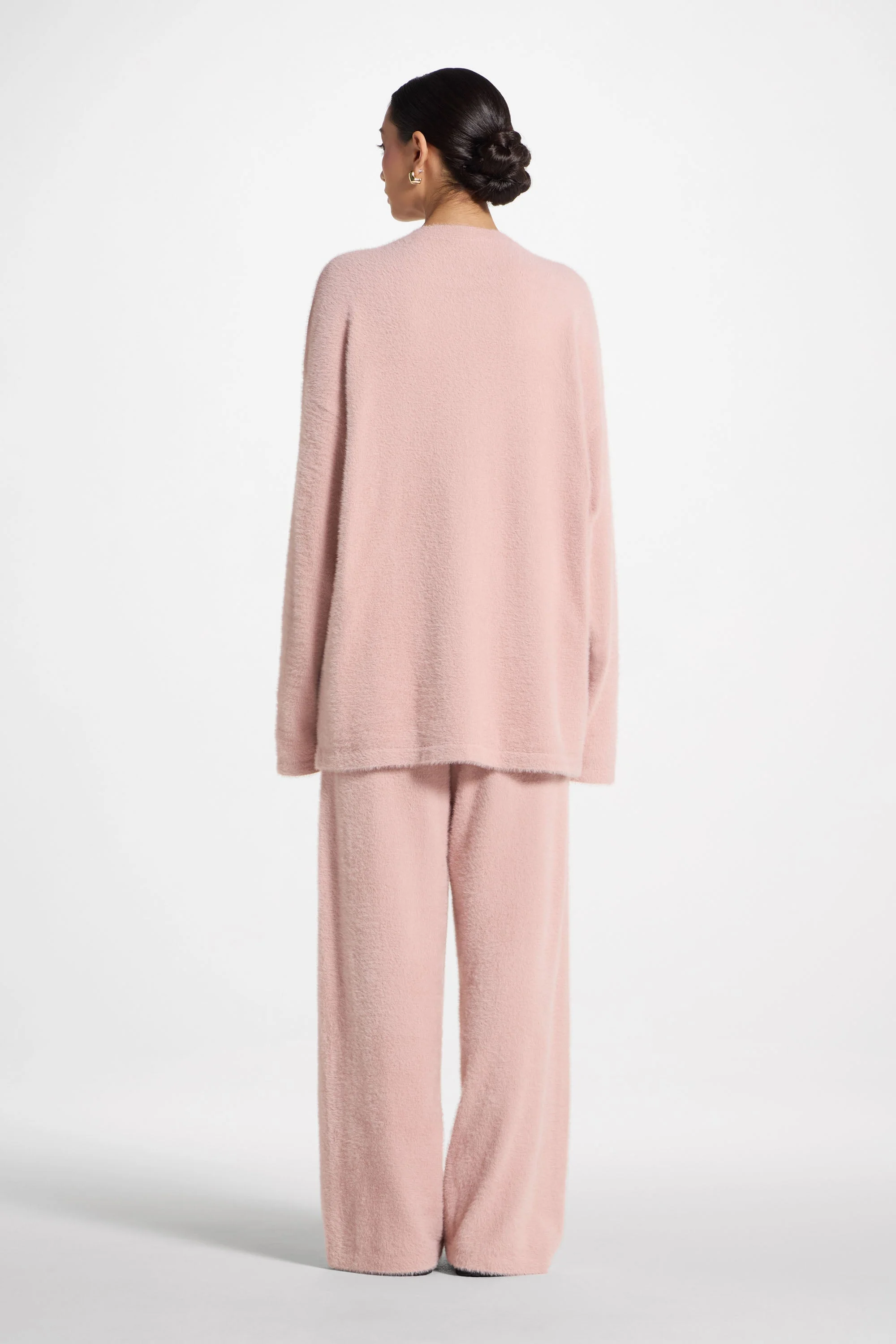 Mink Oversized Sweater - Pink - Image 6