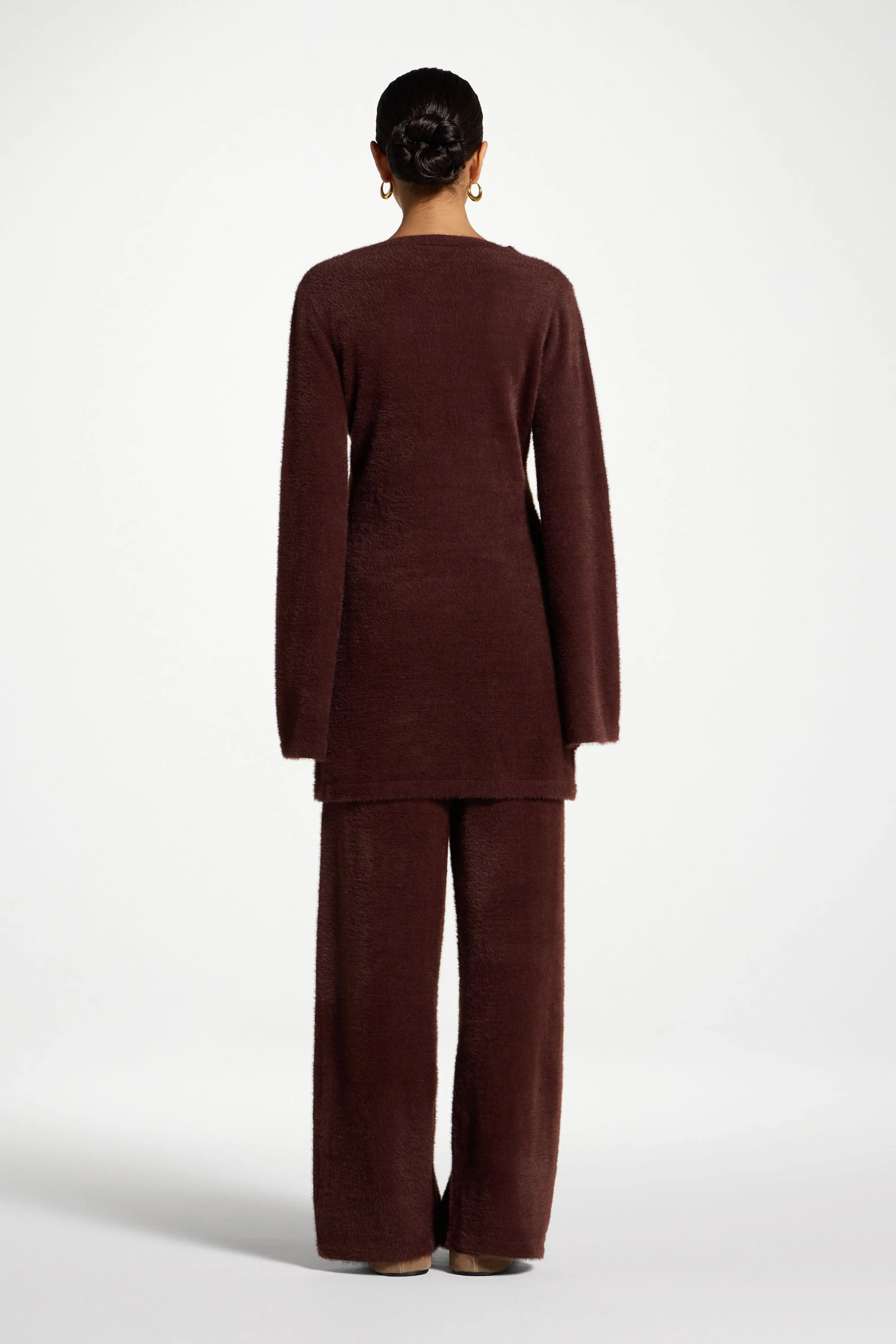 Mink Tunic Sweater - Brown - Image 5