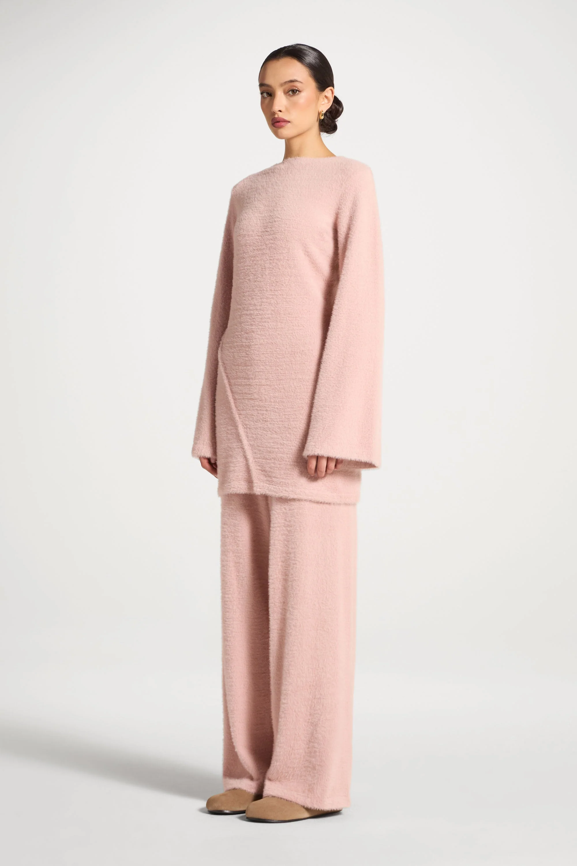 Mink Tunic Sweater - Pink - Image 6