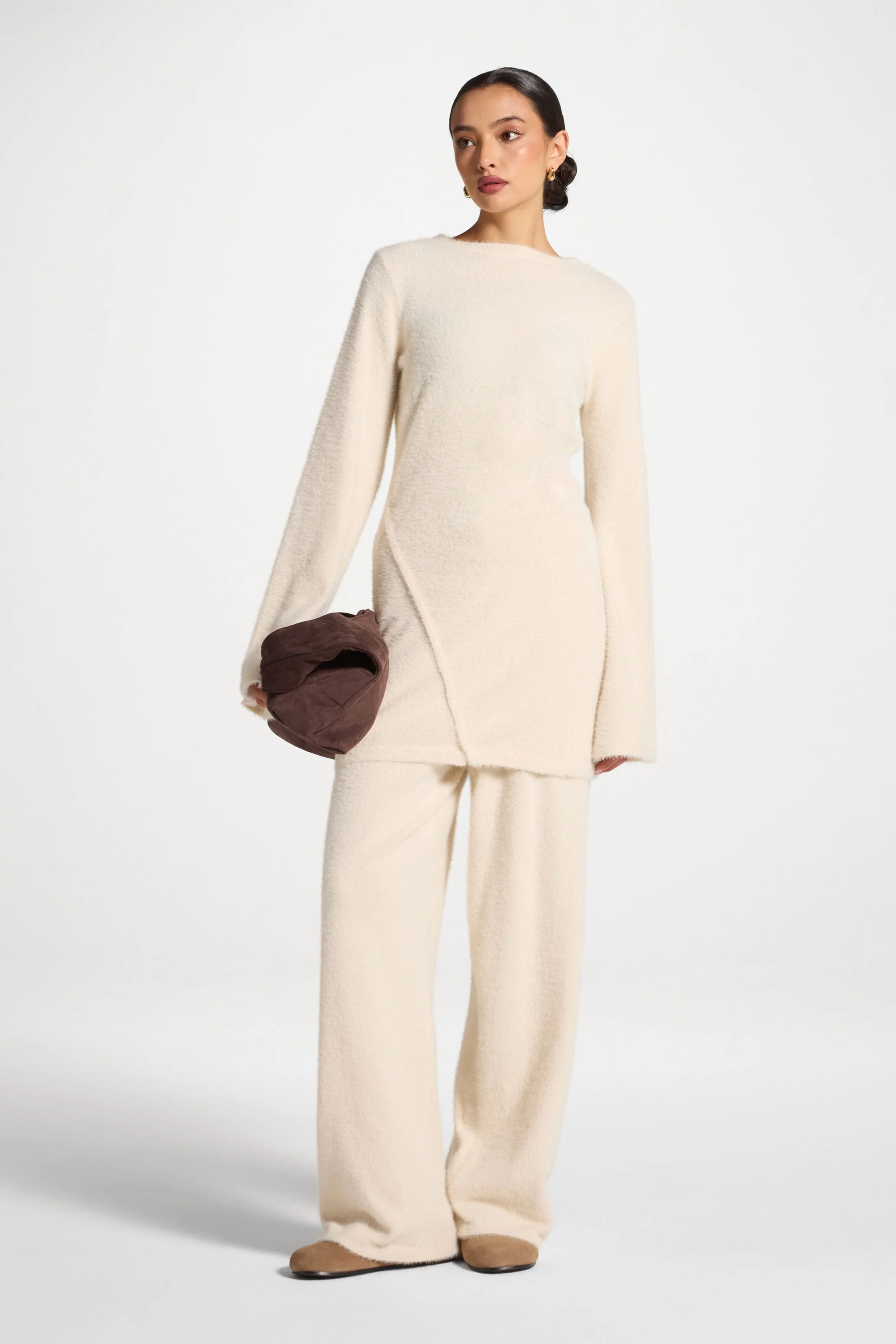 Mink Tunic Sweater - Off White - Image 3