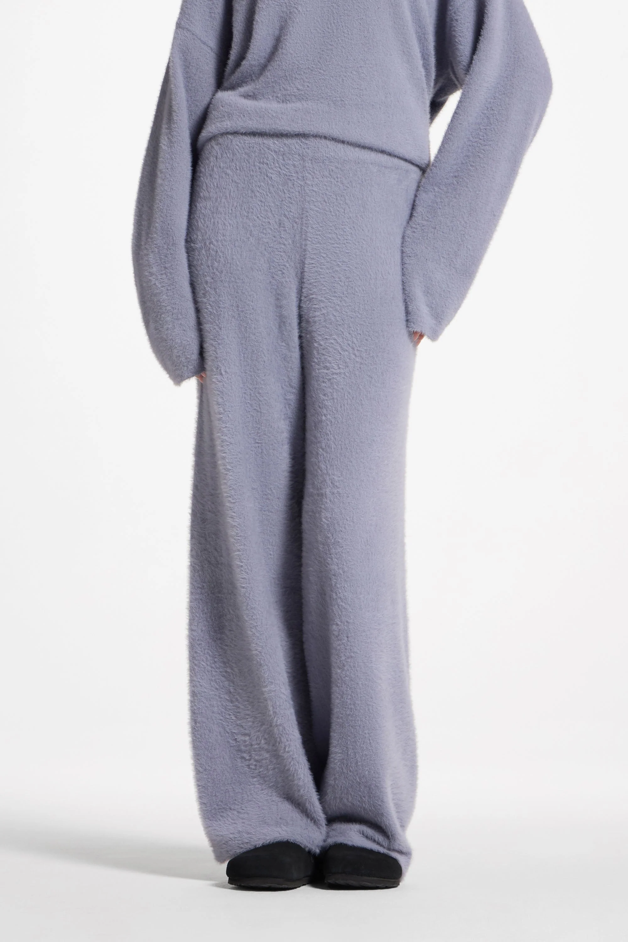 Mink Wide Leg Pants - Rain - Image 2
